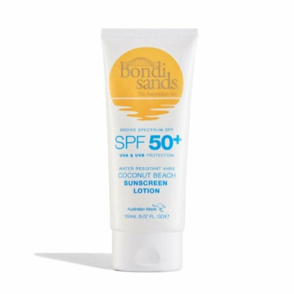 coconut Bondi lotion sunscreen Sands water Sonnenschutzpflege 1 4hrs resistant beach SPF50+