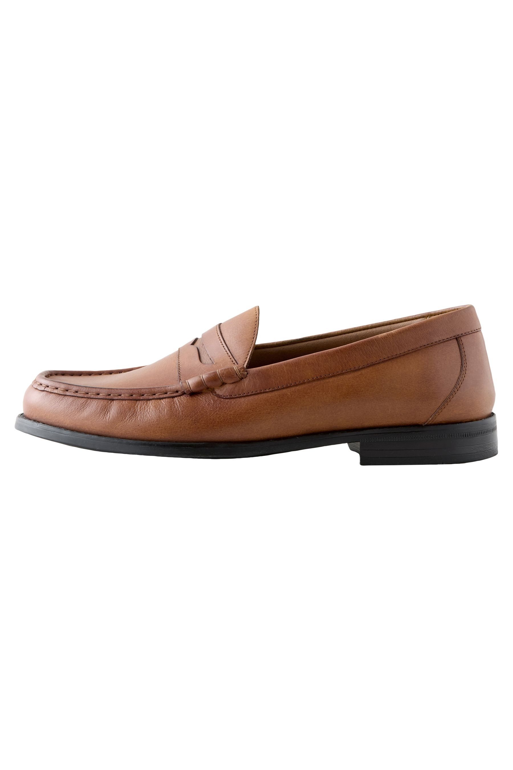 Next Penny Loafer aus Leder, weite Passform Loafer (1-tlg)