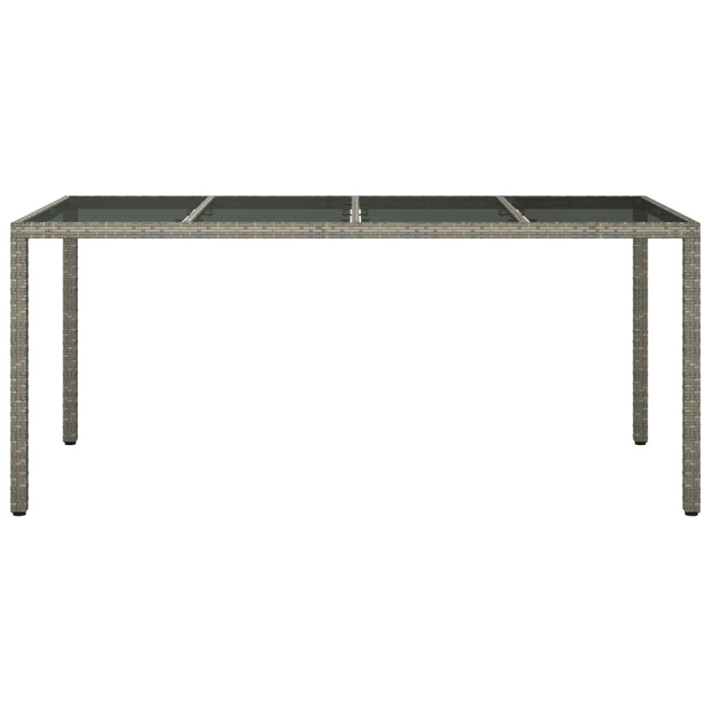 vidaXL Gartentisch Gartentisch Grau 190x90x75 cm günstig online kaufen