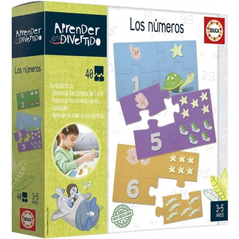 Educa Spiel Kinderpuzzle Zahlen