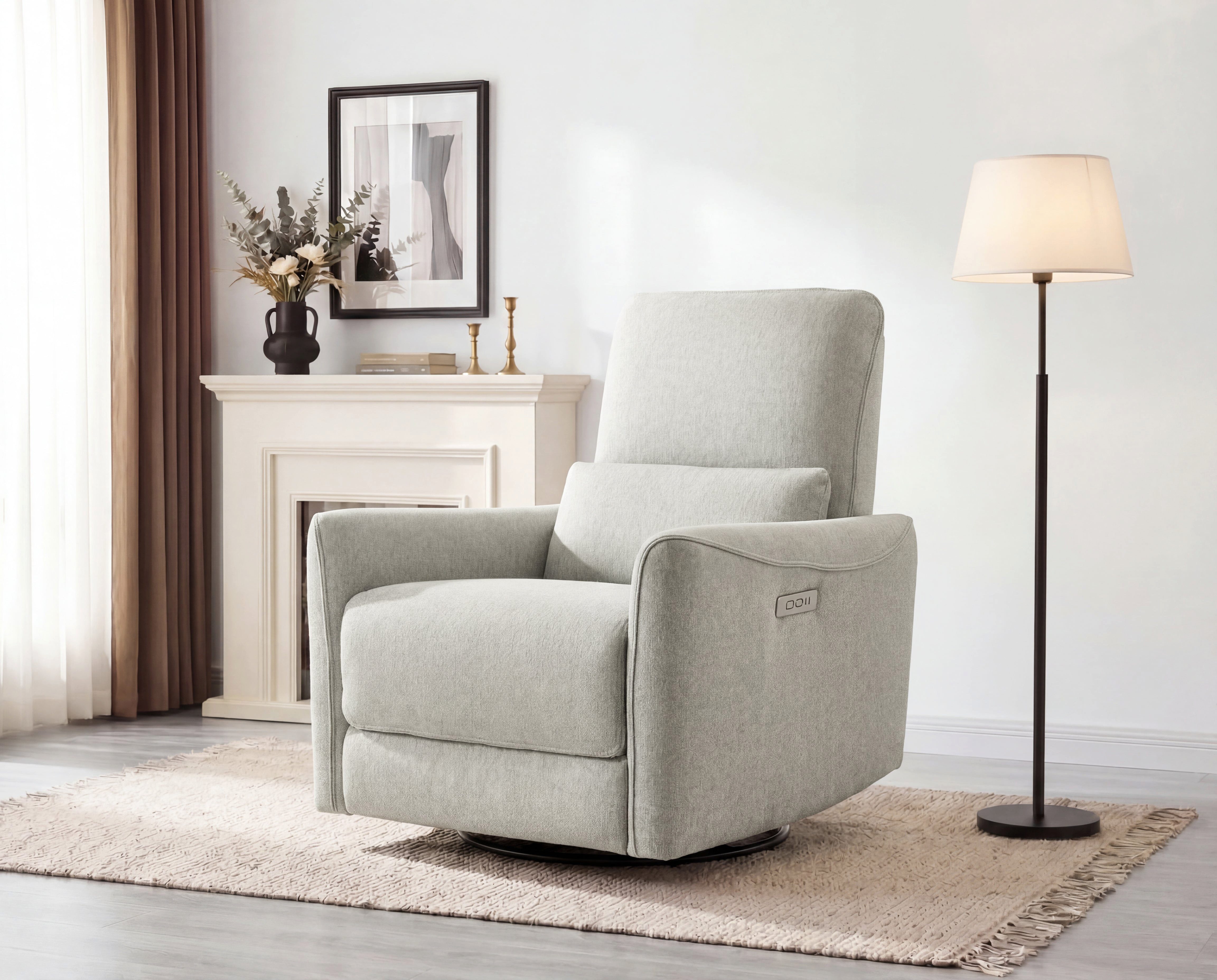 CHITA Relaxsessel (1 St), Elektrischer Funktionssessel, Fernsehsessel, OEKO-TEX®, 270° drehbar