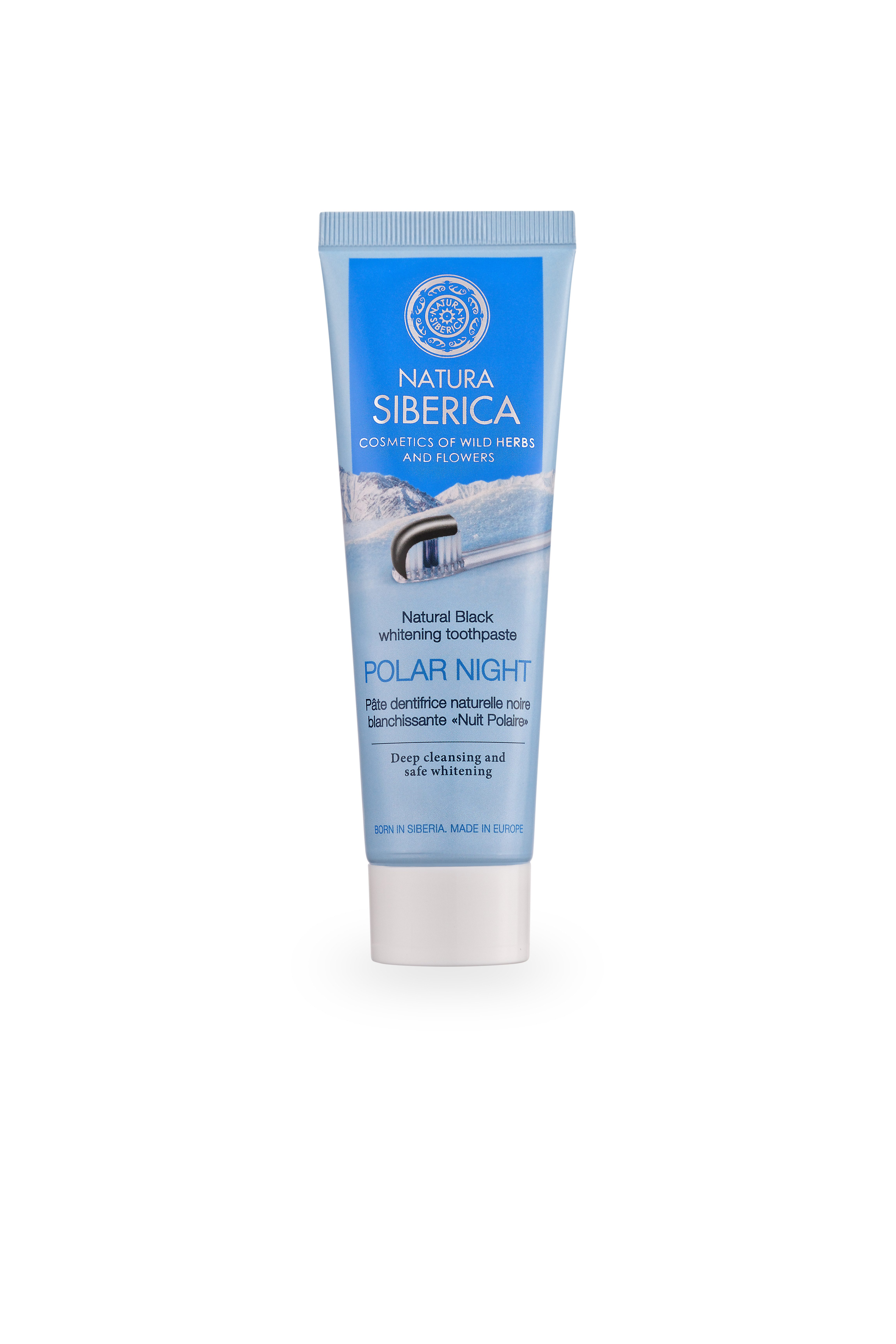 Natura Siberica Zahnpasta Natural Black Whitening Toothpaste "Polar Night"