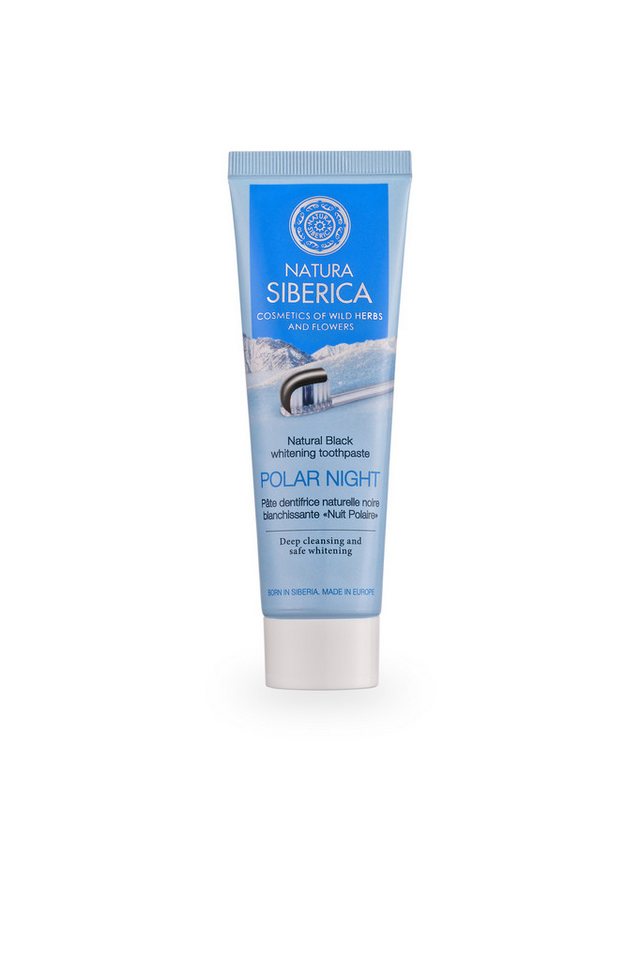 Natura Siberica Zahnpasta Natural Black Whitening Toothpaste "Polar Night"