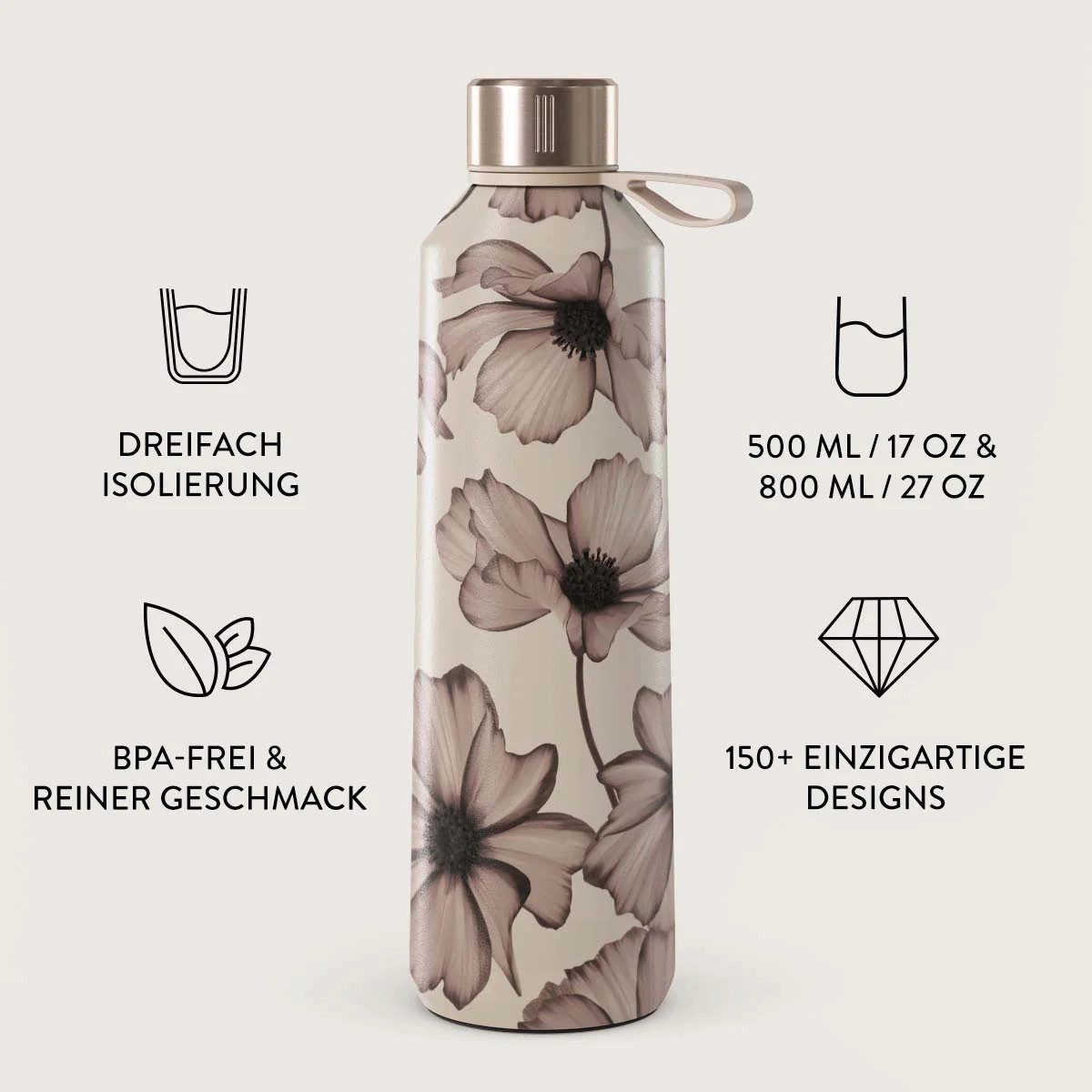 BURGA Trinkflasche Barely Yours Water Bottle 500ml