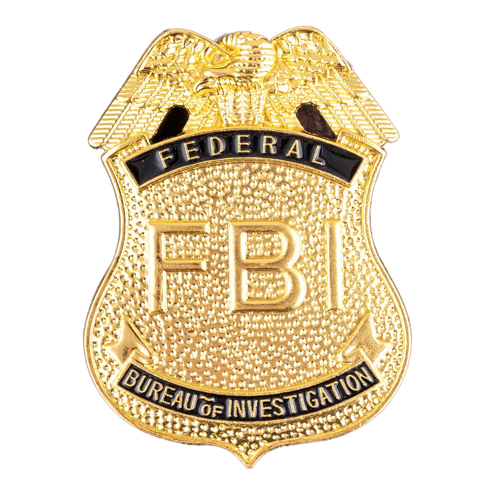 Kostüm FBI Badge - Police Abzeichen, Gold