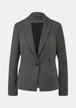 Comma Blusenblazer Blazer mit Pepita-Muster