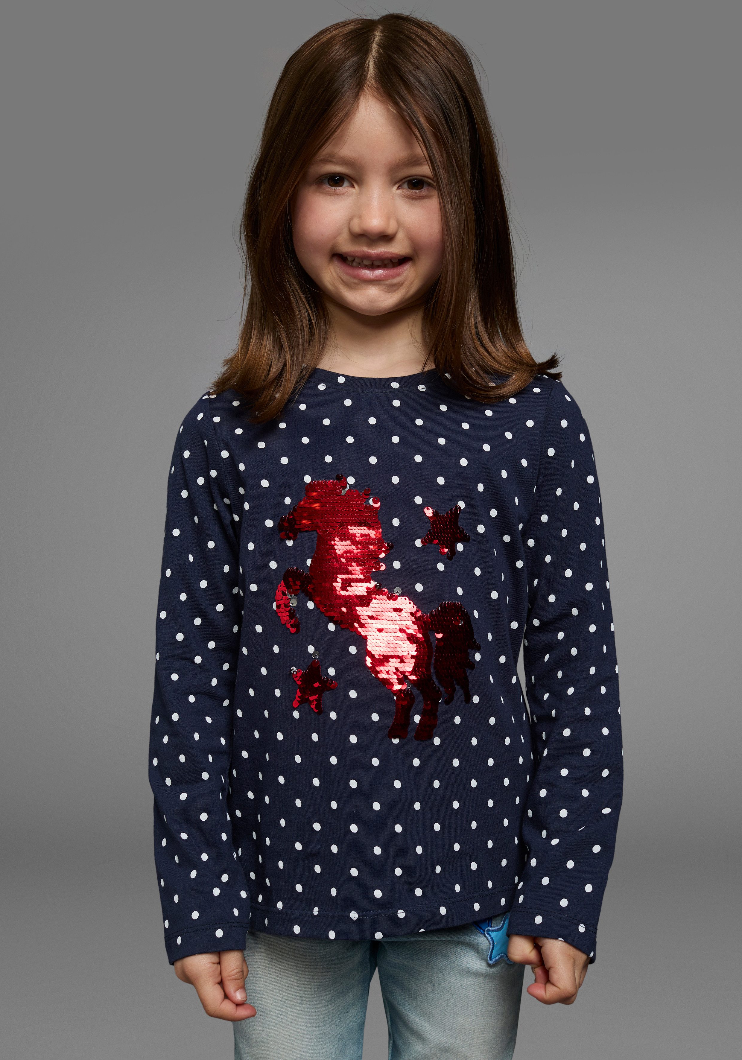 Langarmshirt für kleine Mädchen