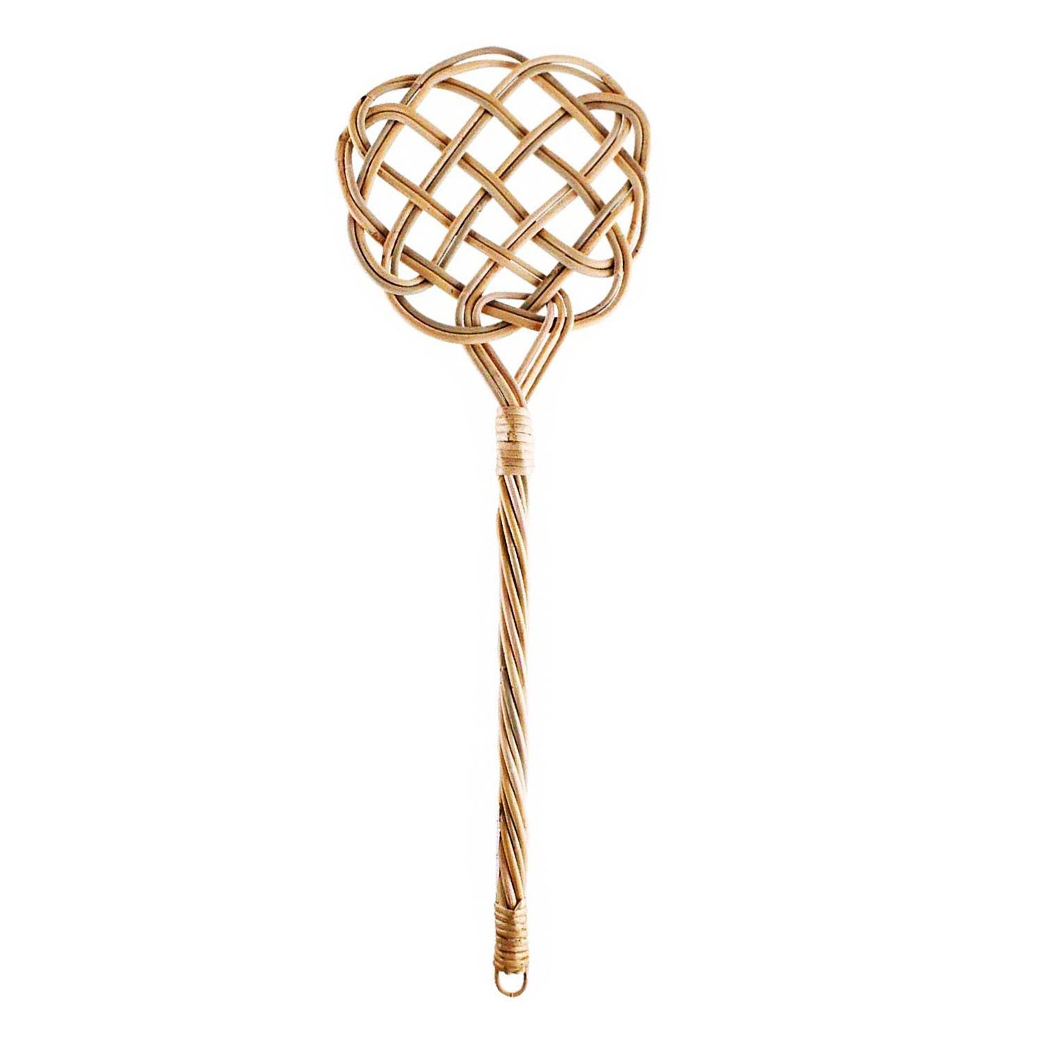 Mojawo Fußmatte Teppichklopfer Rattan L76xB25,5xH2,5cm günstig online kaufen