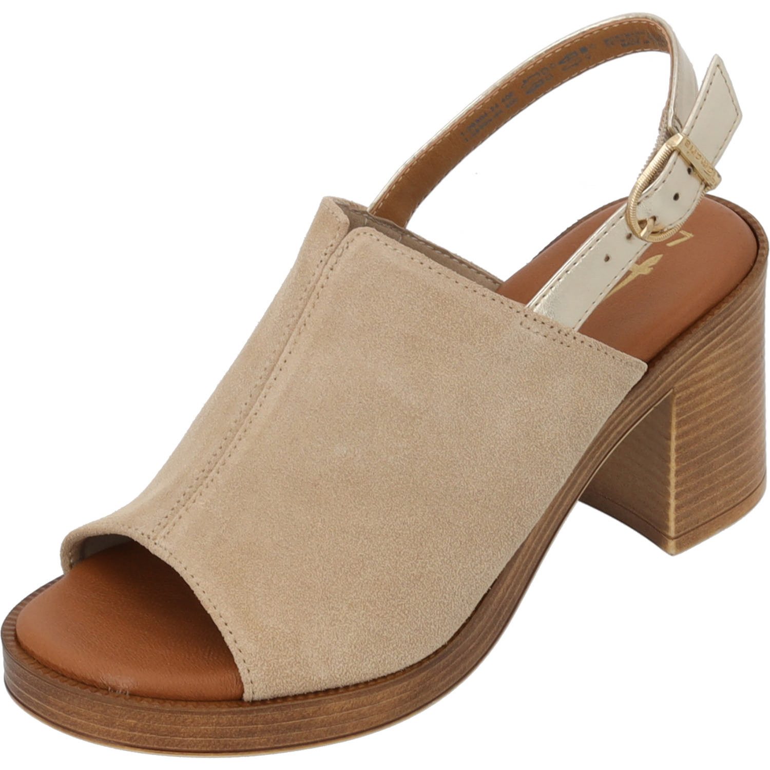 Tamaris Sandalen met hak zwart Leer