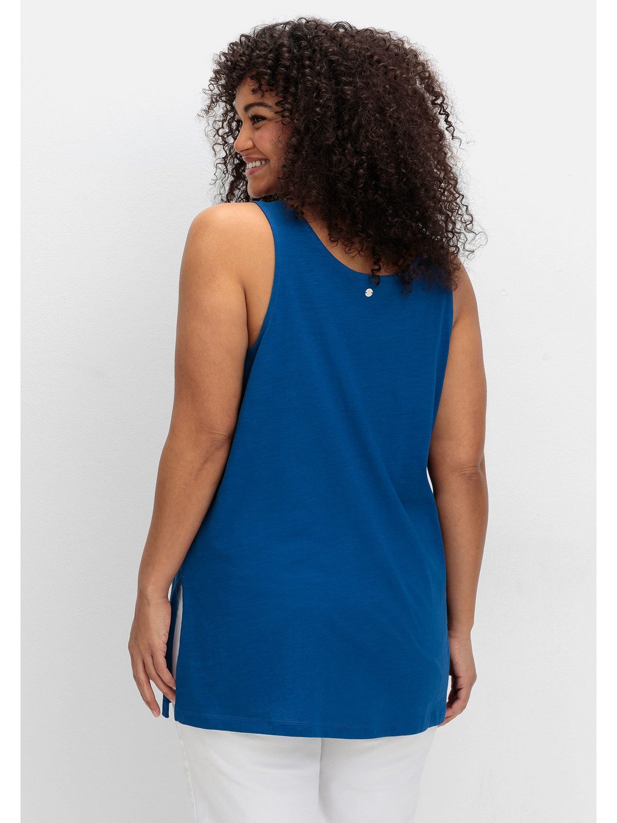 Sheego Longtop Große Größen mit Knotendetail günstig online kaufen