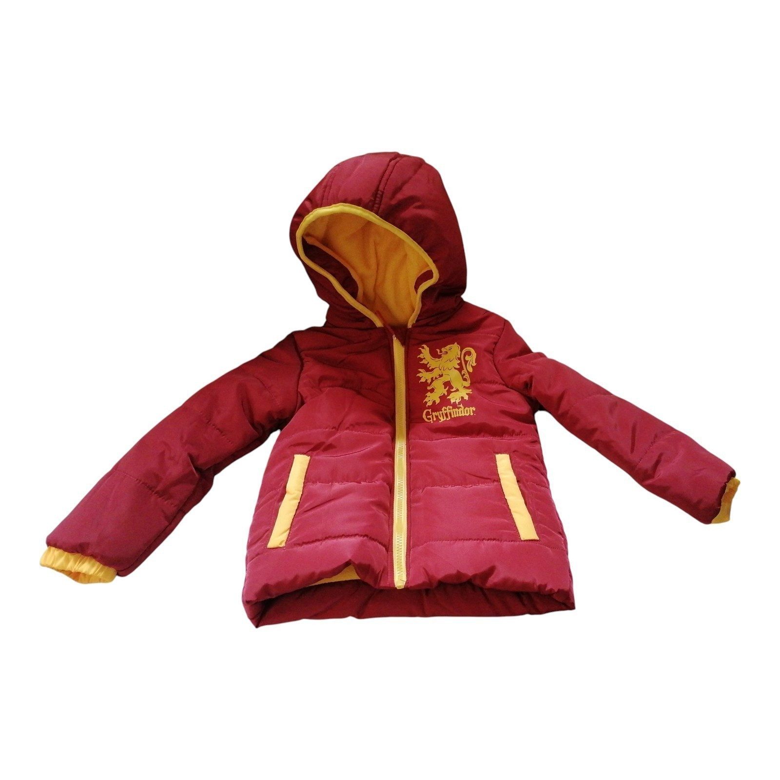 Harry Potter Winterjacke Kinder-Winterjacke „Harry Potter – Gryffindor“, Kapuze, 2 Taschen