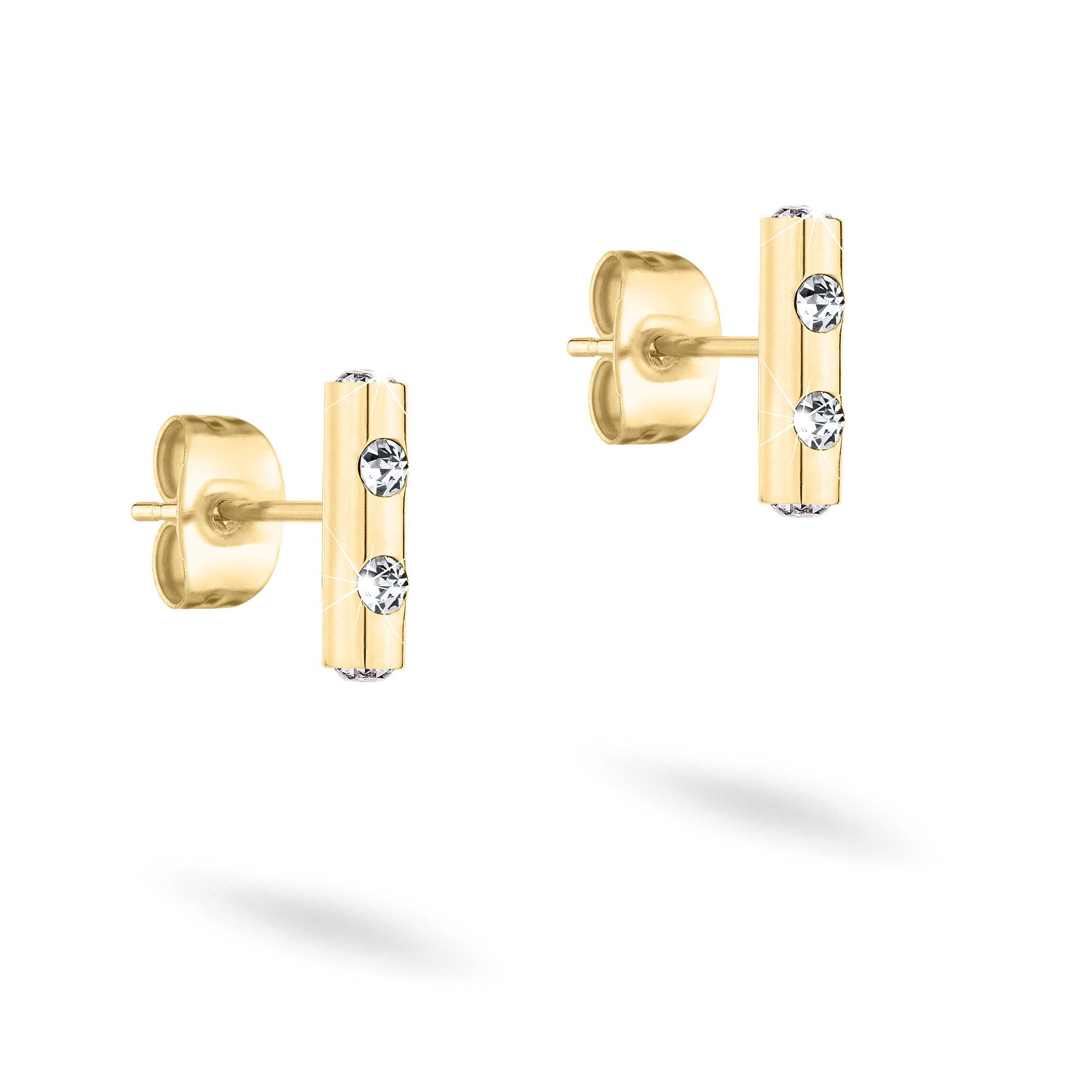 Tamaris Paar Ohrstecker Tiny Tubes, mit Glasstein