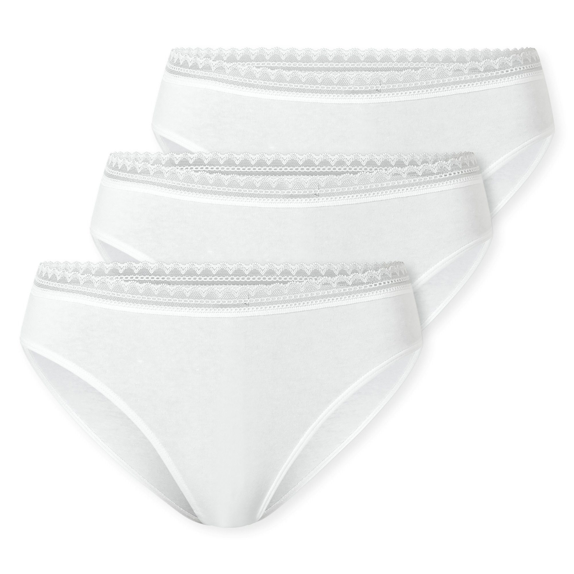 Slip Damen Slip 3er Pack Baumwolle