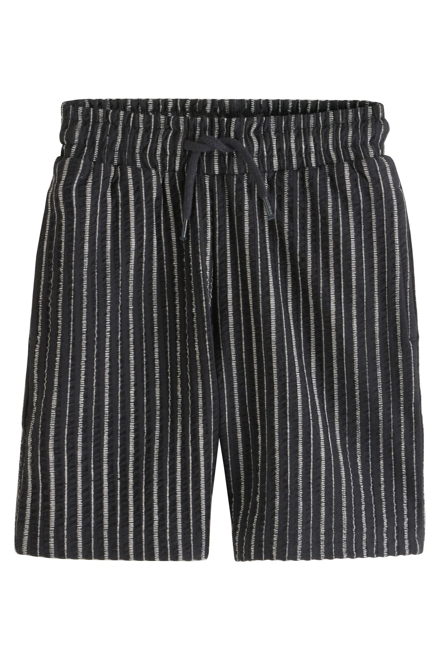 Next Kapuzenpullover Shorts mit strukturierten Streifen (1-tlg)