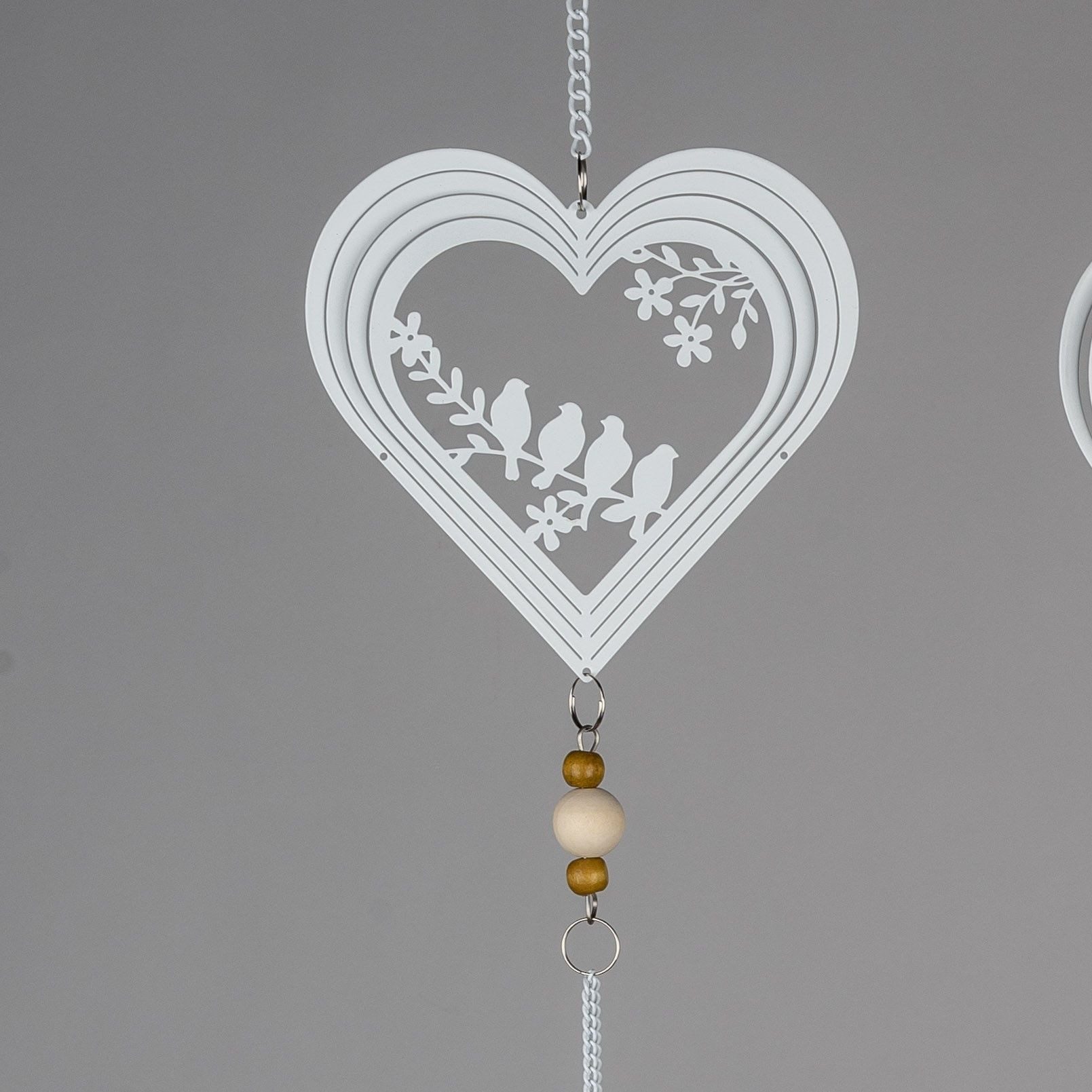 formano Hängedekoration Frühlingszeit, Farbe: Weiß, Motiv: Vogel günstig online kaufen