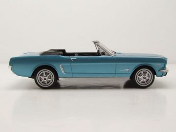 Whitebox Modellauto Ford Mustang Convertible 1965 türkis metallic Modellauto 1:24 Whitebox, Maßstab 1:24