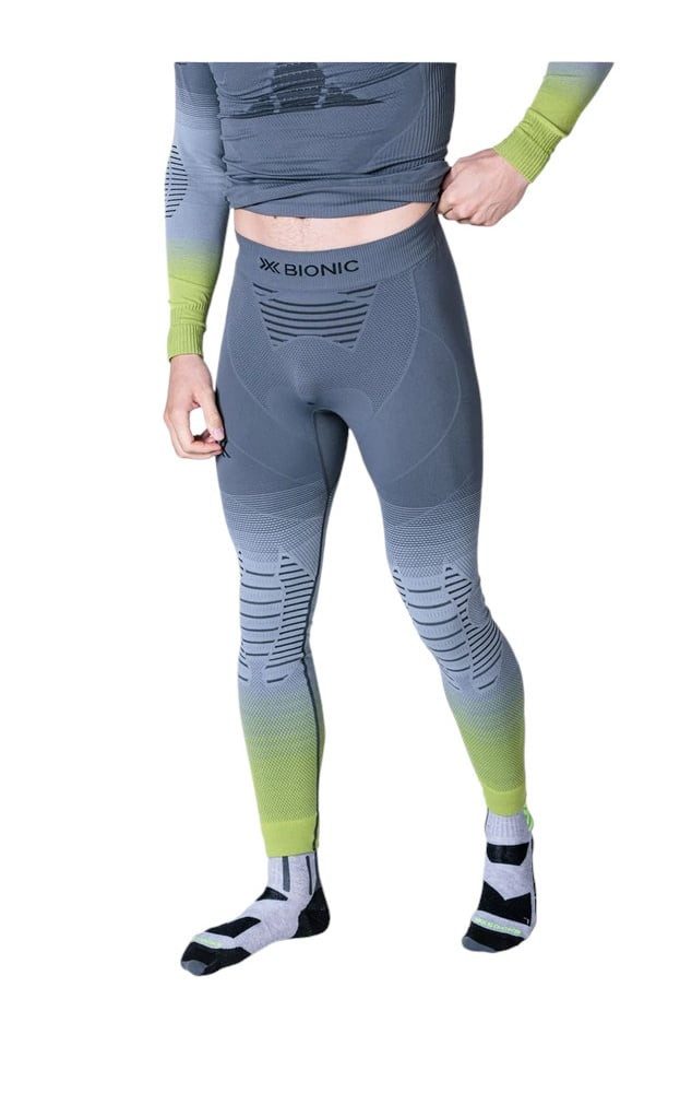 X-Bionic Funktionshose Invent FX Pant (maximale Bewegungsfreiheit) lang Unterwäsche grau/lime