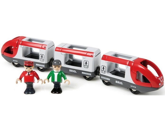 BRIO® Spielzeug-Eisenbahn BRIO® WORLD Roter Reisezug FSC® - schützt Wald - weltweit