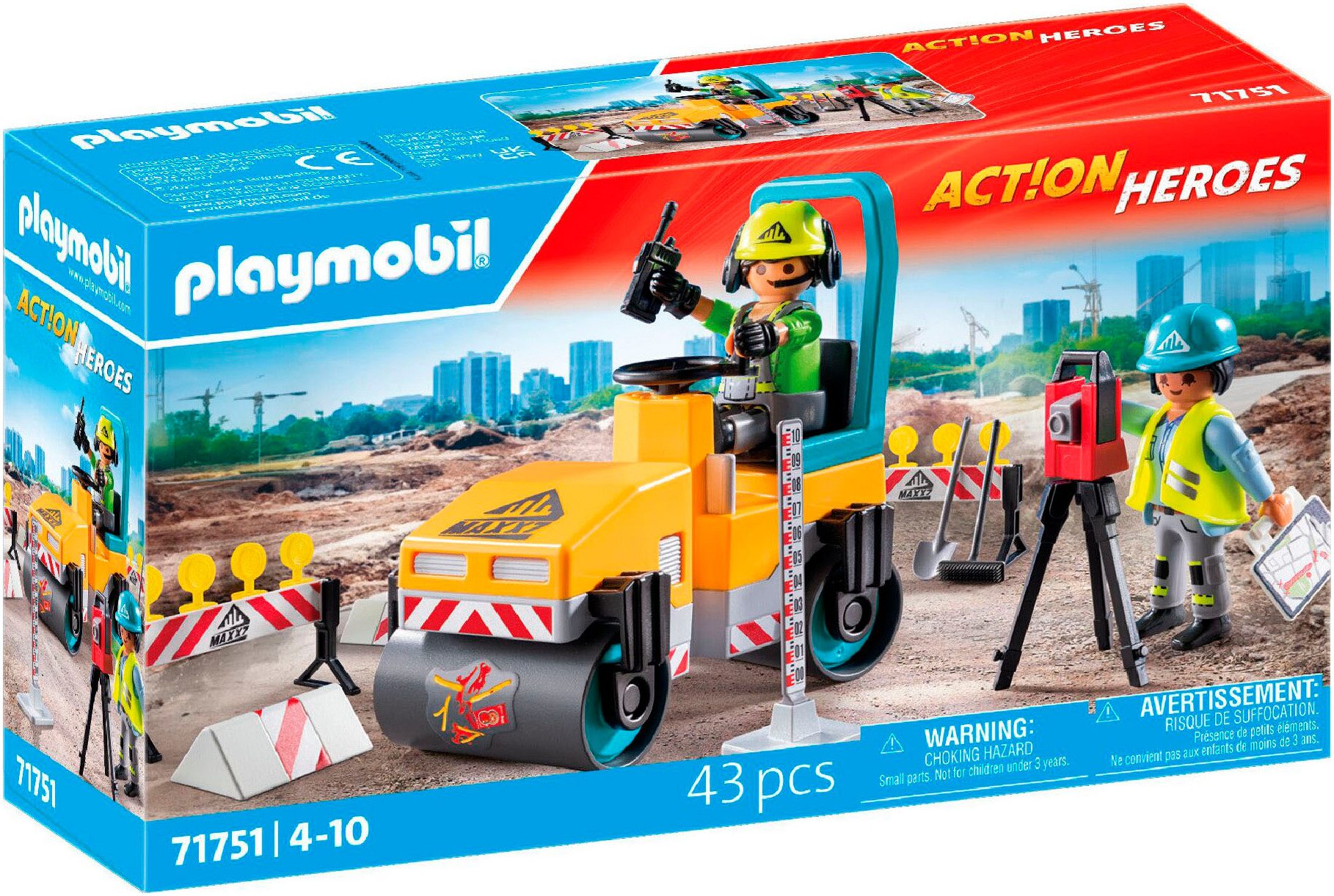 Playmobil® Straßenbaustelle (71751), Playmobil Action Heroes günstig online kaufen