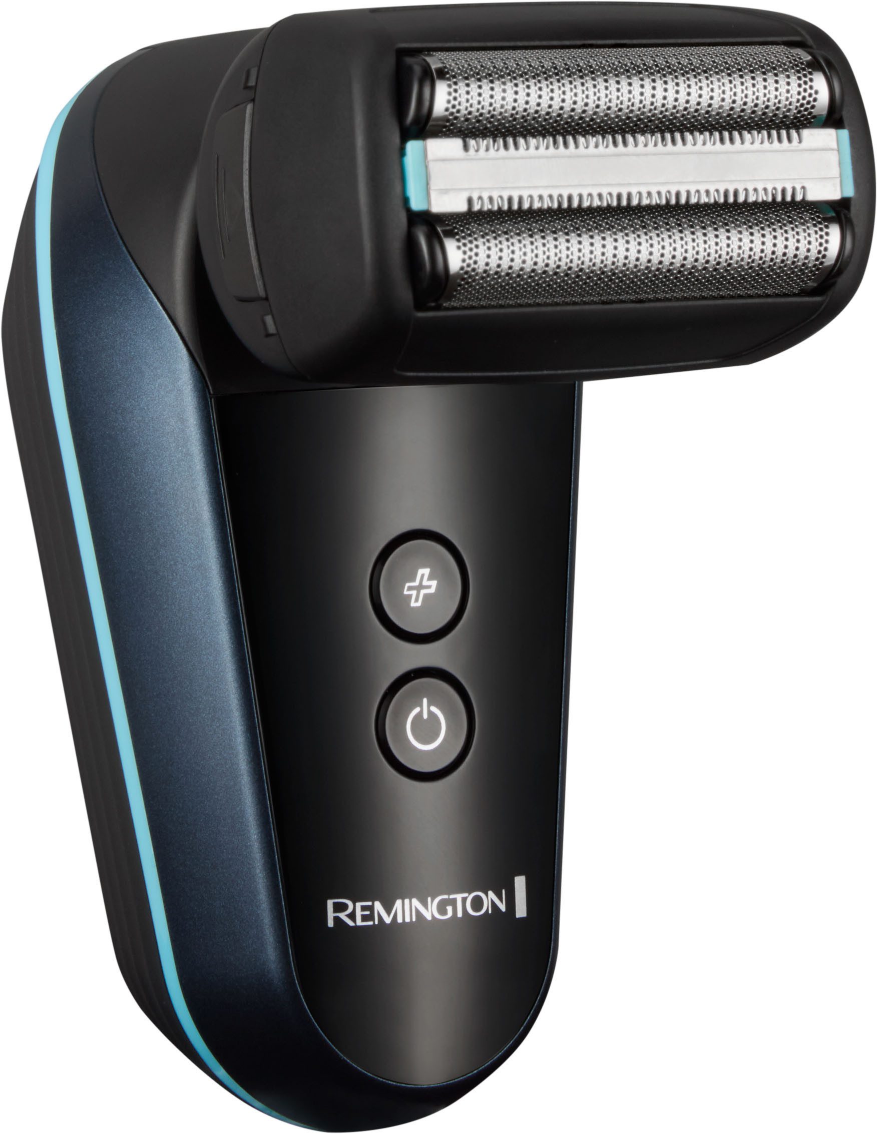 Remington Glatzen-Rasierer XF8000, Balder Head & Face Elektrorasierer für Nass-& Trockenrasur blau|schwarz