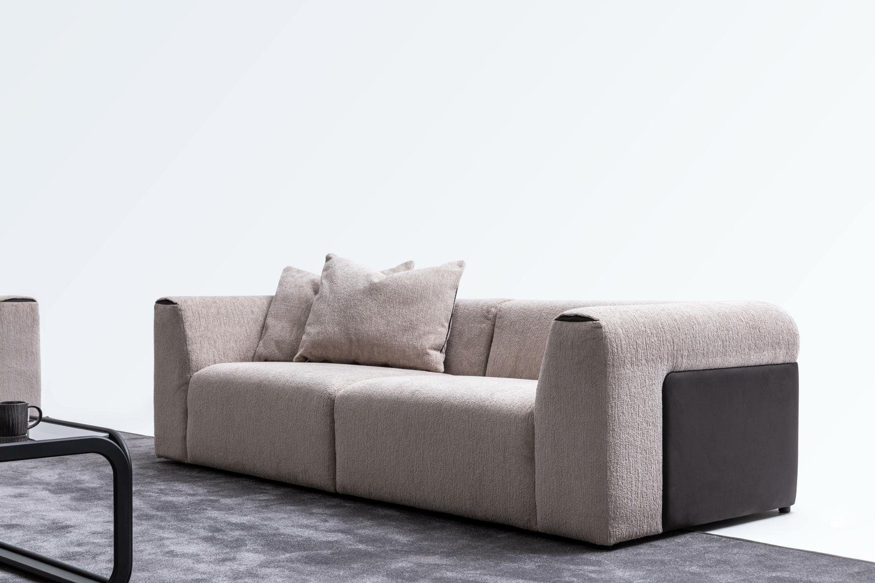 Wohnzimmer 2 Design, 3 Couch Europe Made in JVmoebel 3-Sitzer Modernes Polstersofa Sitzer Teile, Luxus Sofa