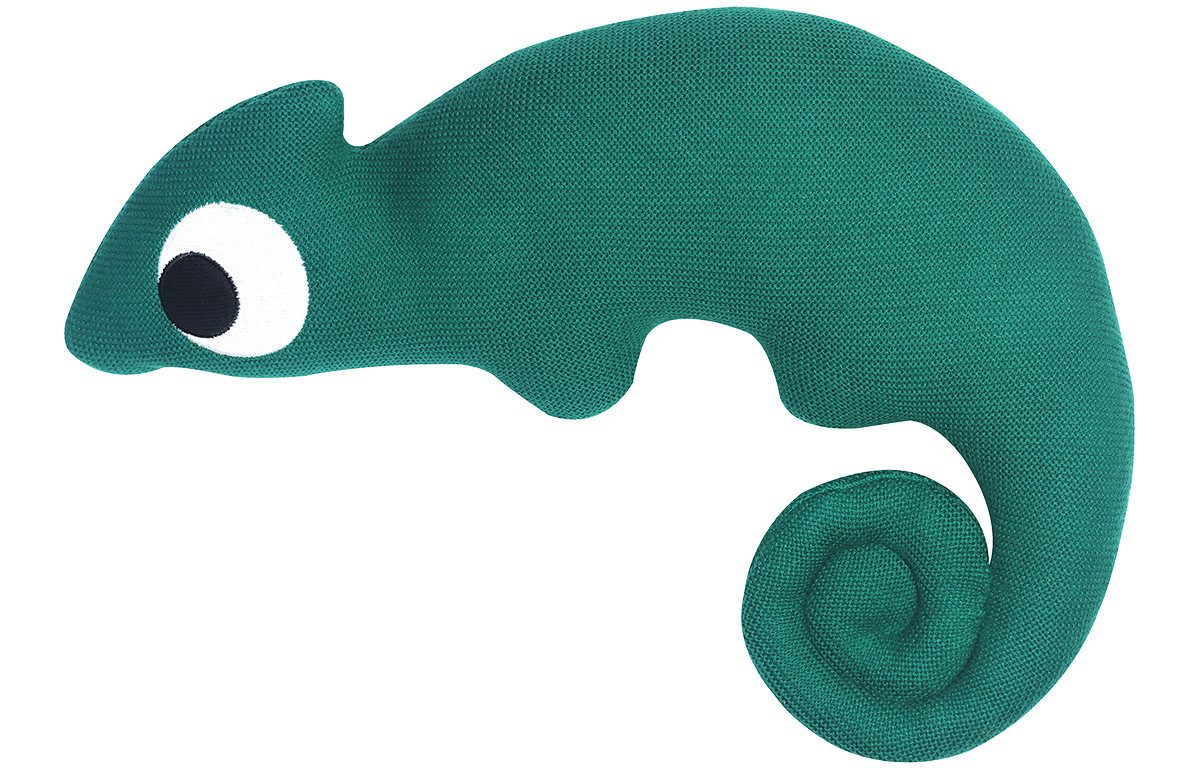 KINDSGUT Kuscheltier Chamäleon, 100% Baumwolle