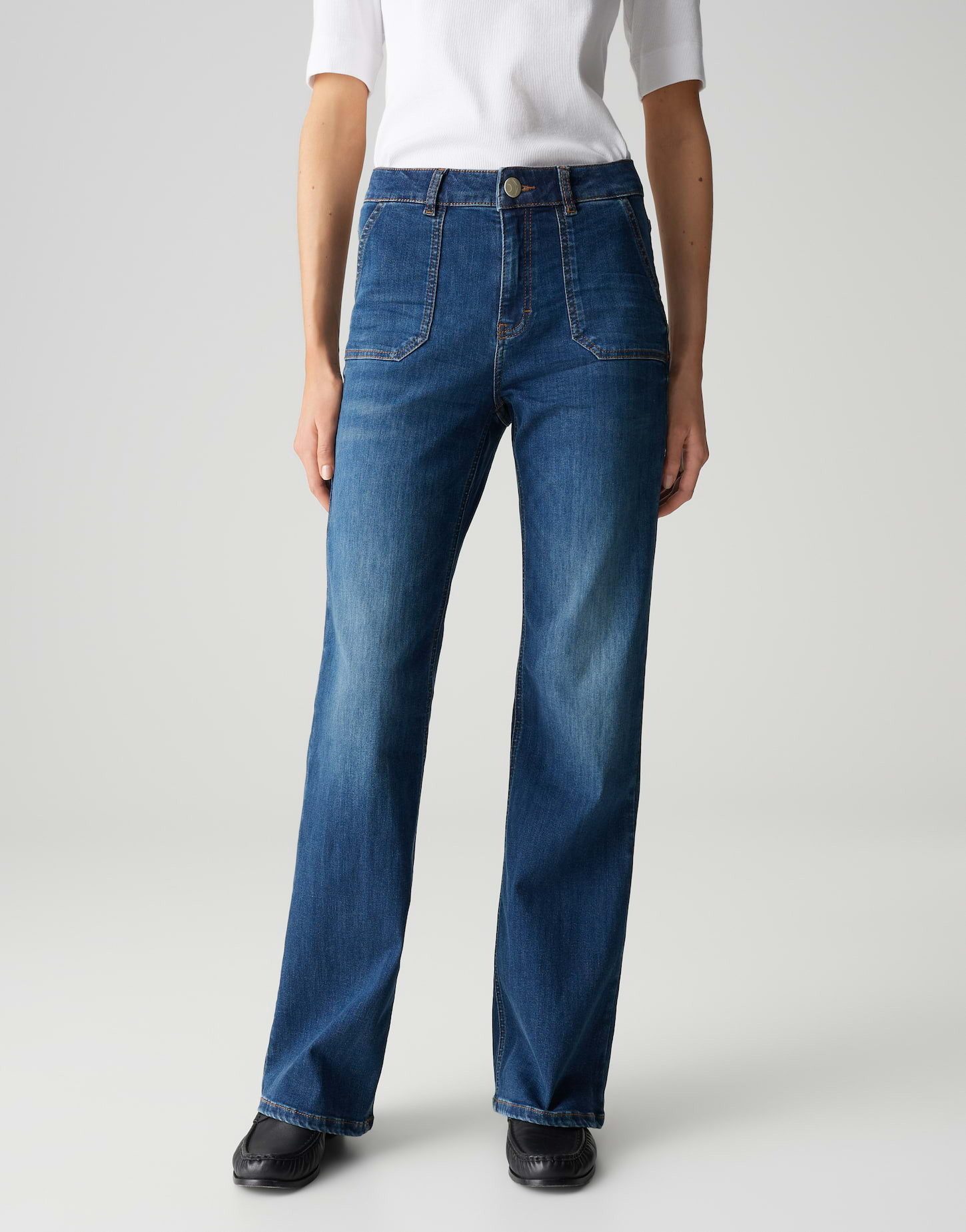 OPUS PANTS Bootcut-Jeans MELLY CRUSH Mid günstig online kaufen