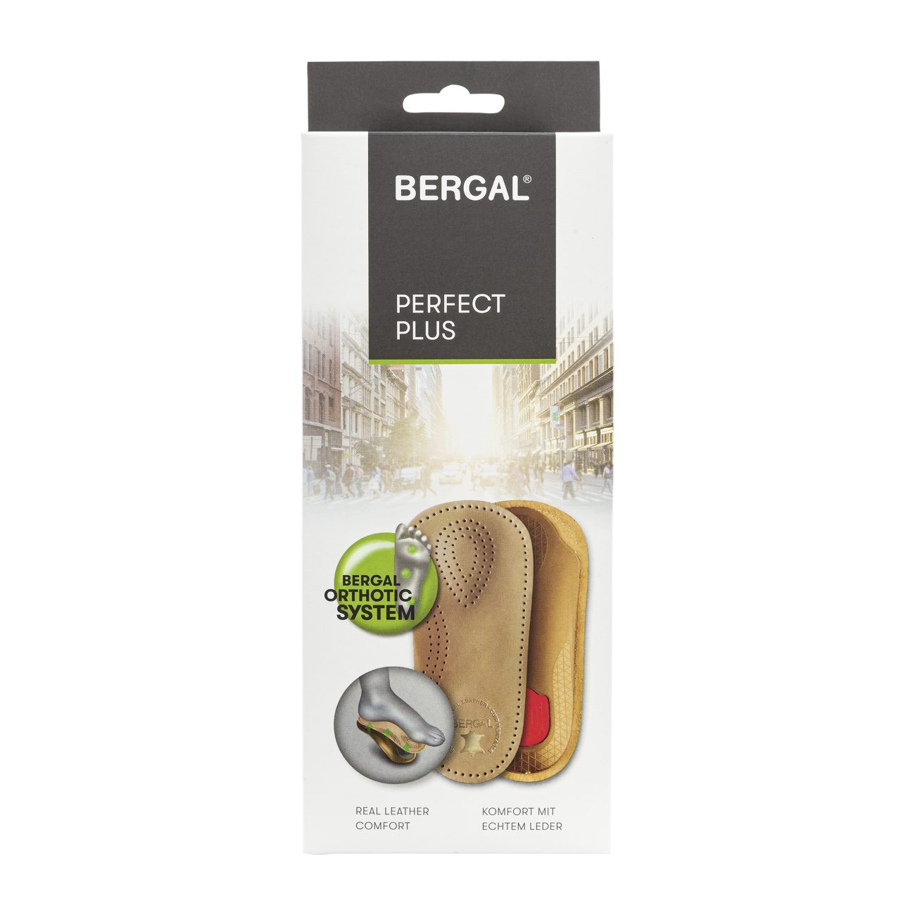 Bergal Fußbetteinlage Perfect Plus - die optimale und leichte Fußbettung stützt Ihren Fuß