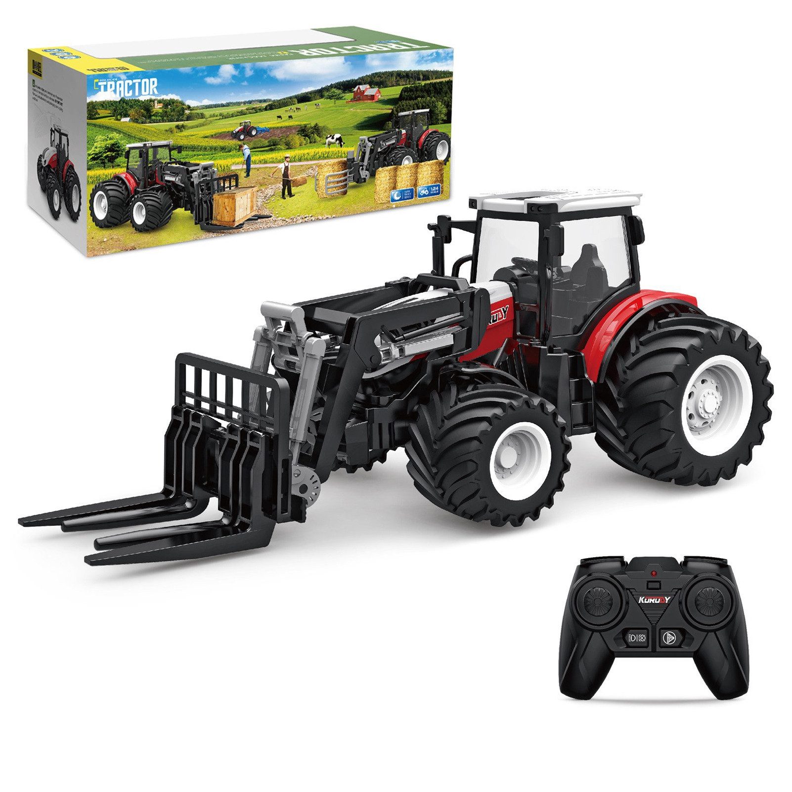 Esun RC-Traktor RC-Traktor Ferngesteuerter Frontschaufel Traktor Spielzeug günstig online kaufen