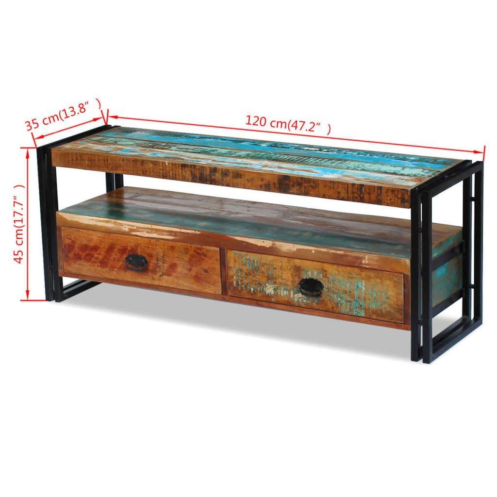 vidaXL TV-Schrank NA TV-Schrank Altholz Lowboard