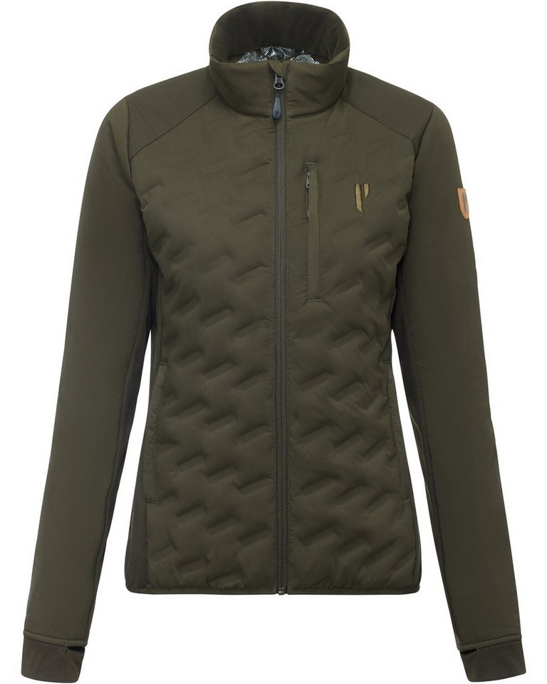 Parforce Active Steppjacke Damen Heiz-Hybridjacke RED Horizon