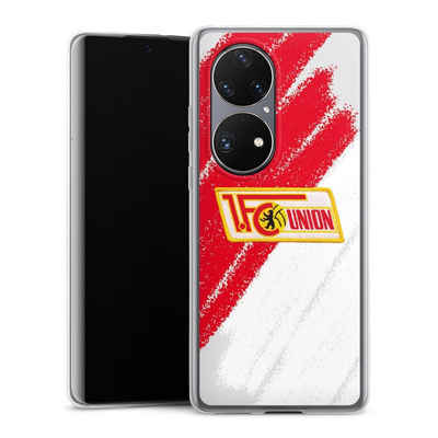 DeinDesign Handyhülle Offizielles Lizenzprodukt 1. FC Union Berlin Logo, Huawei P50 Pro Slim Case Silikon Hülle Ultra Dünn Schutzhülle