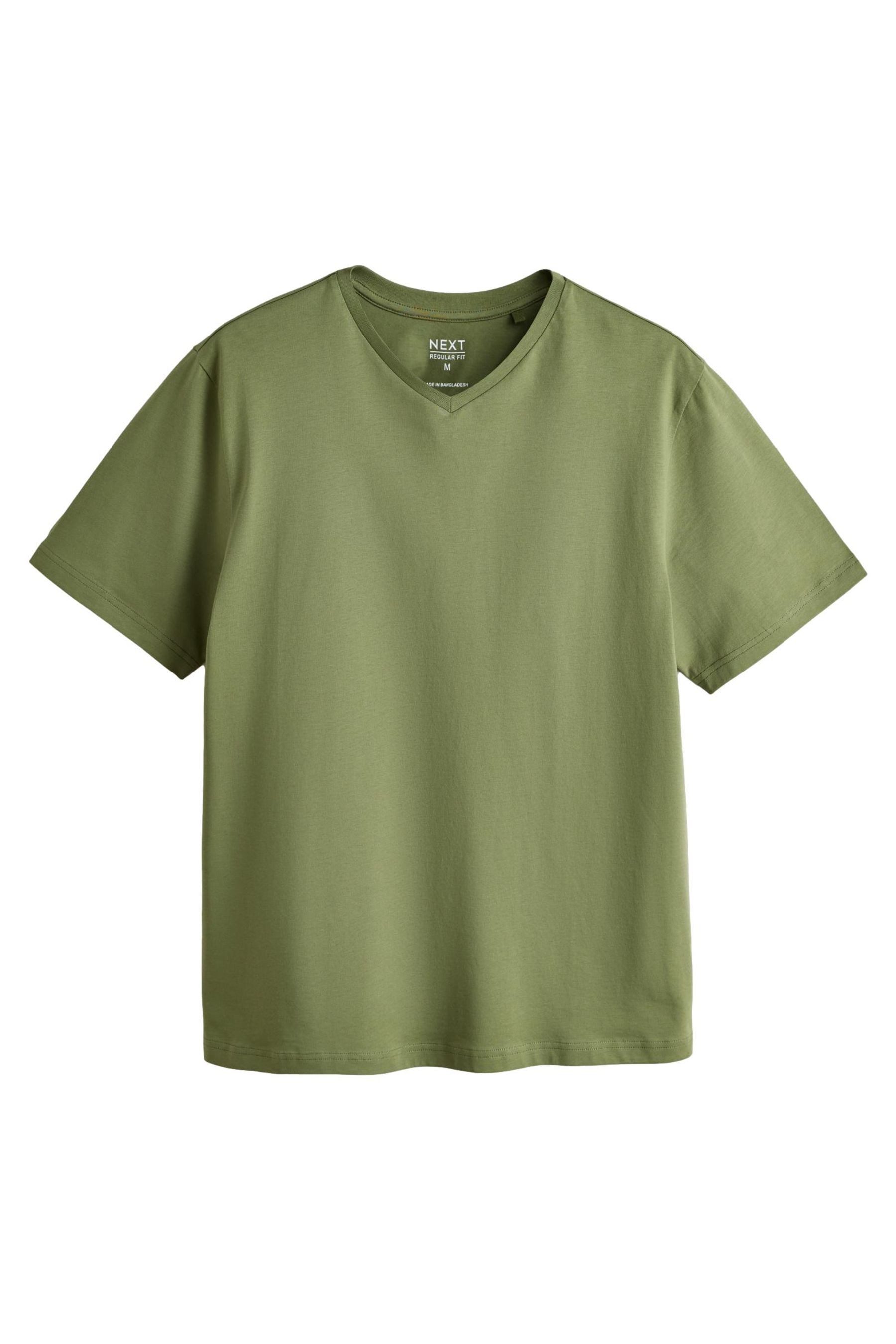 T-Shirt Essential T-Shirt mit V-Ausschnitt aus Baumwolle