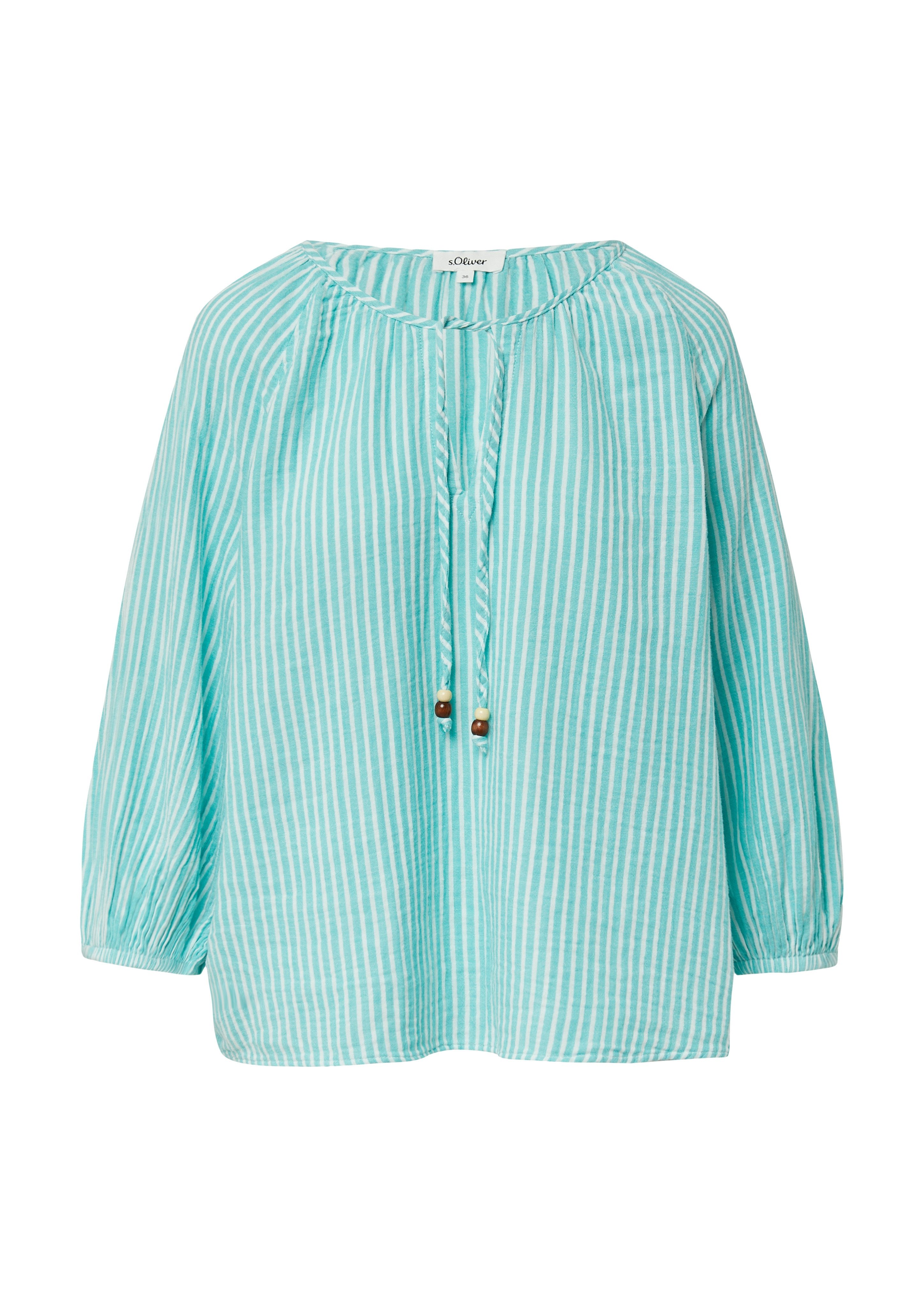 s.Oliver Klassische Bluse mit Raglan Ärmeln