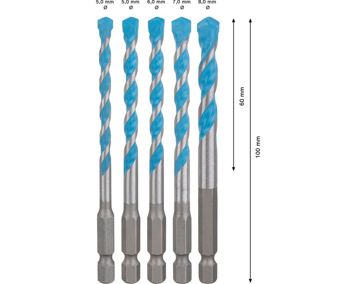 Thumbnail - BOSCH Betonbohrer HEX-9 MC Bohrer-Set, 5tlg 5.5/6/7/8