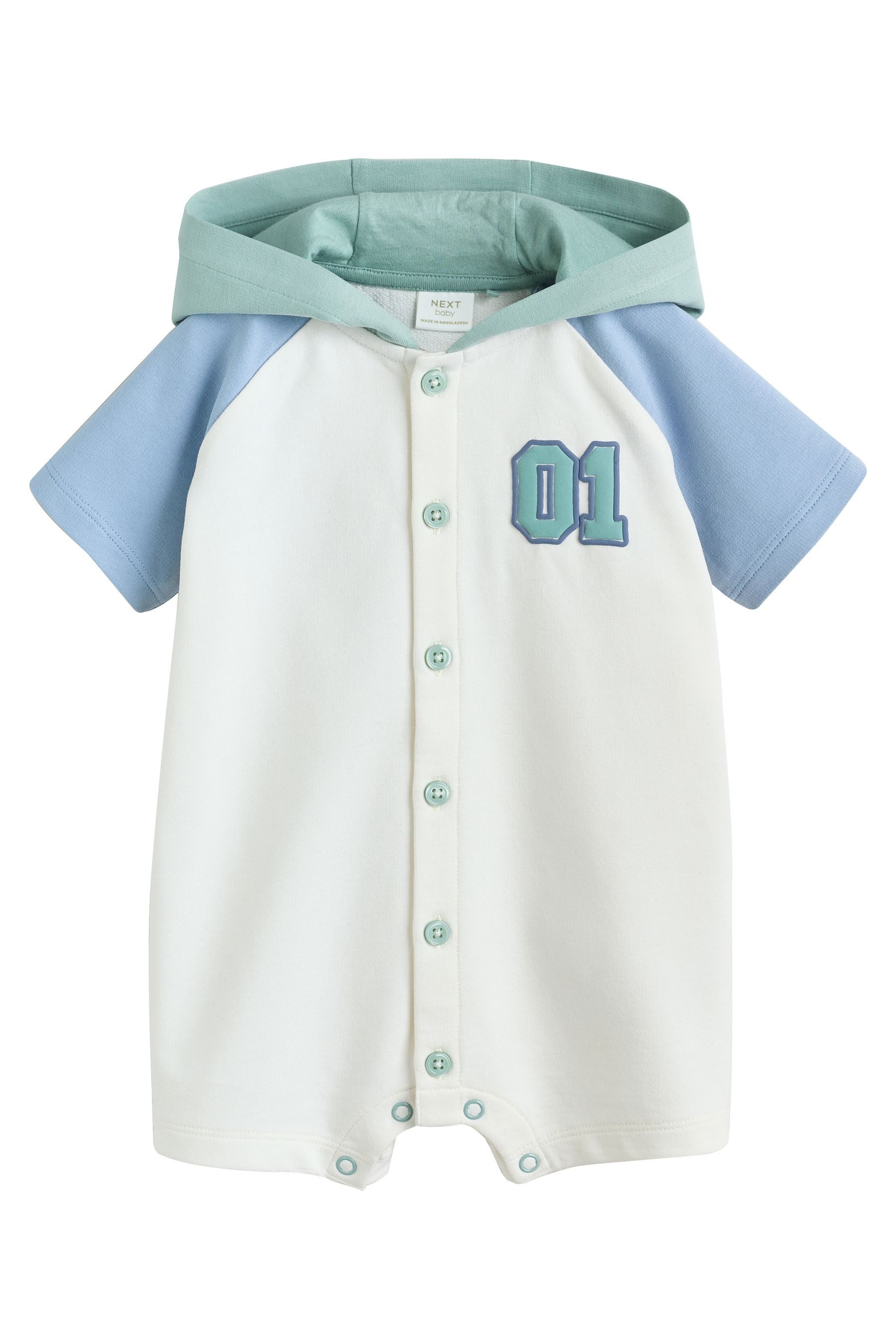 Strampler Baby-Strampler aus Single-Jersey mit Kapuze