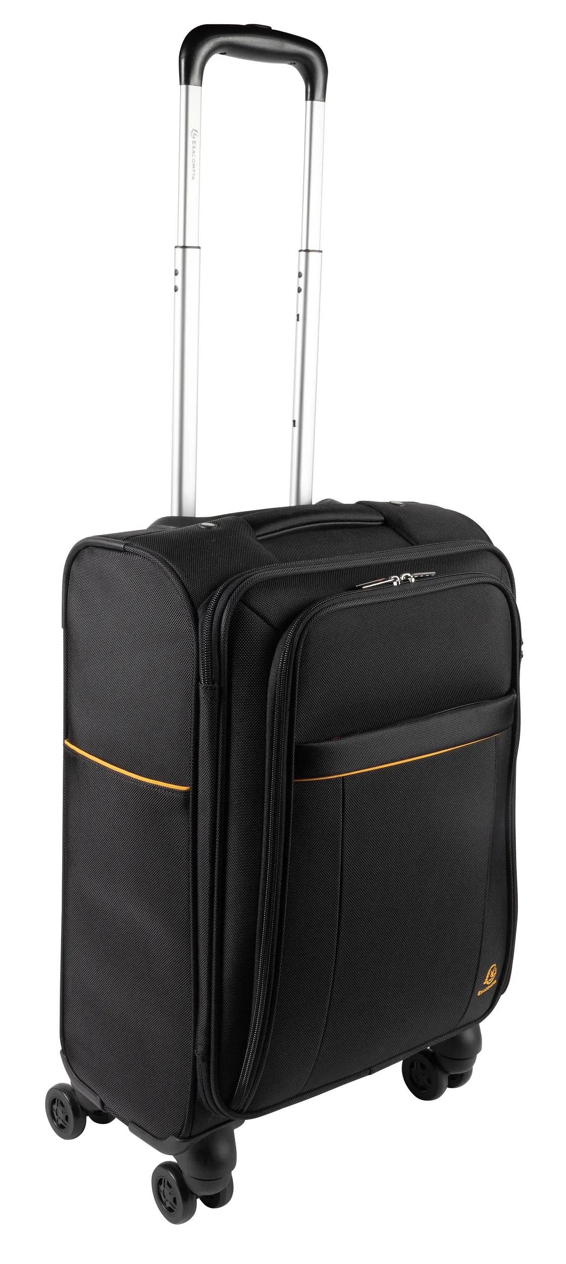 EXACOMPTA Business-Trolley Trolley für Handgepäck Exactive - Schwarz - 18934E, 37x55x23