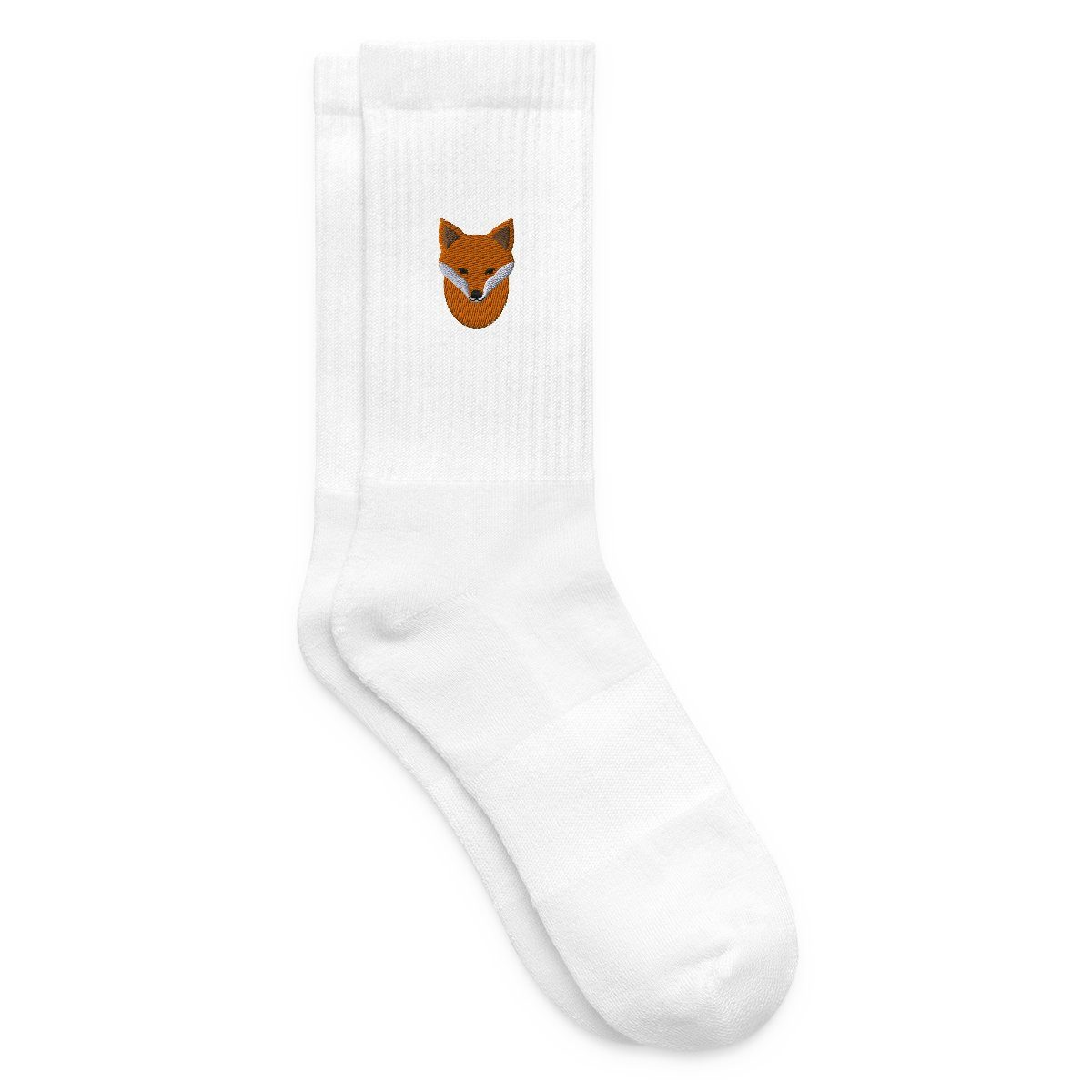 Spreadshirt Socken Gestickter Fuchs Für Naturfans günstig online kaufen