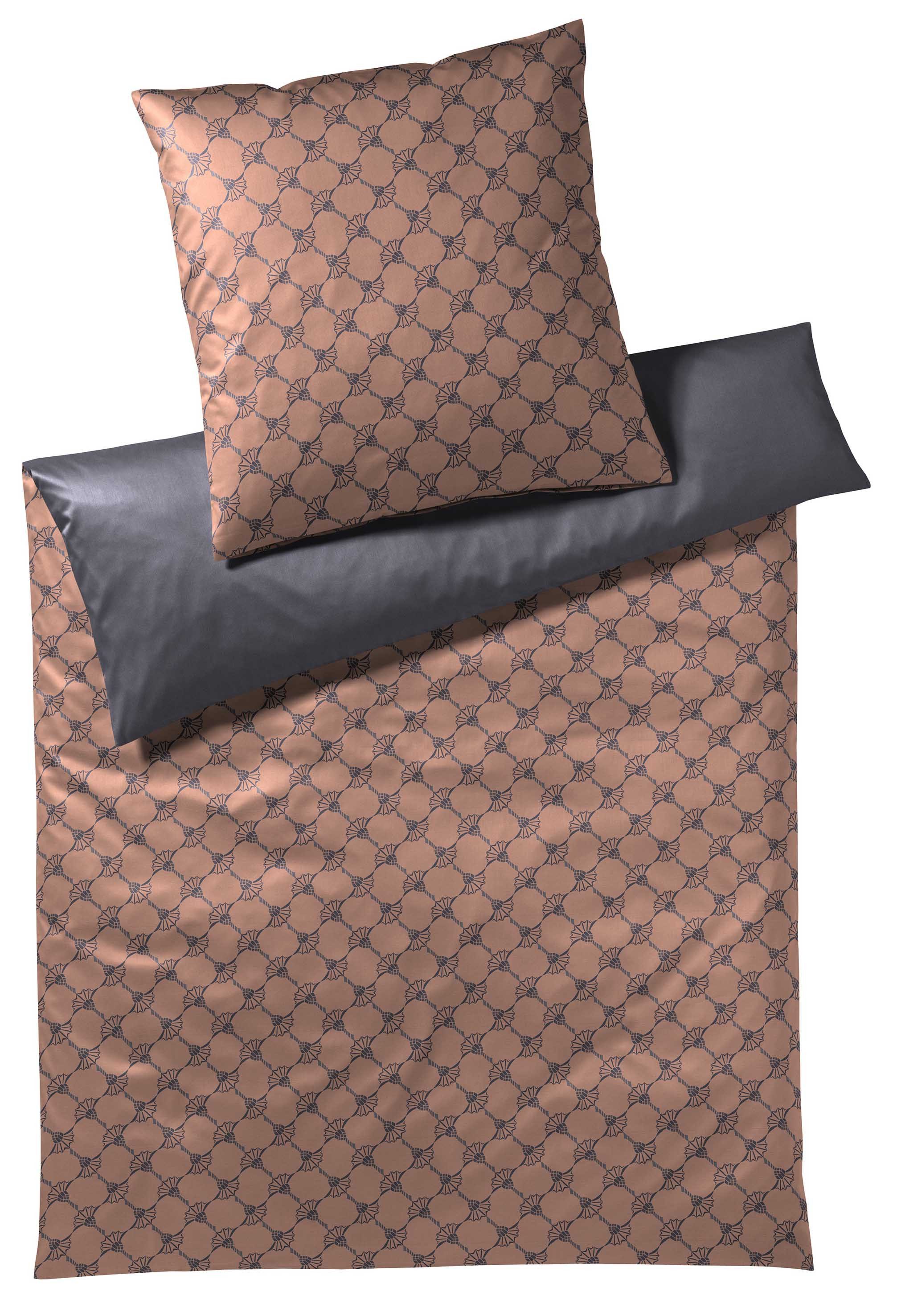 JOOP! Bettwäsche Cornflower Double 135x200 cm, 100% Baumwolle, Mako Satin, Made in Germany