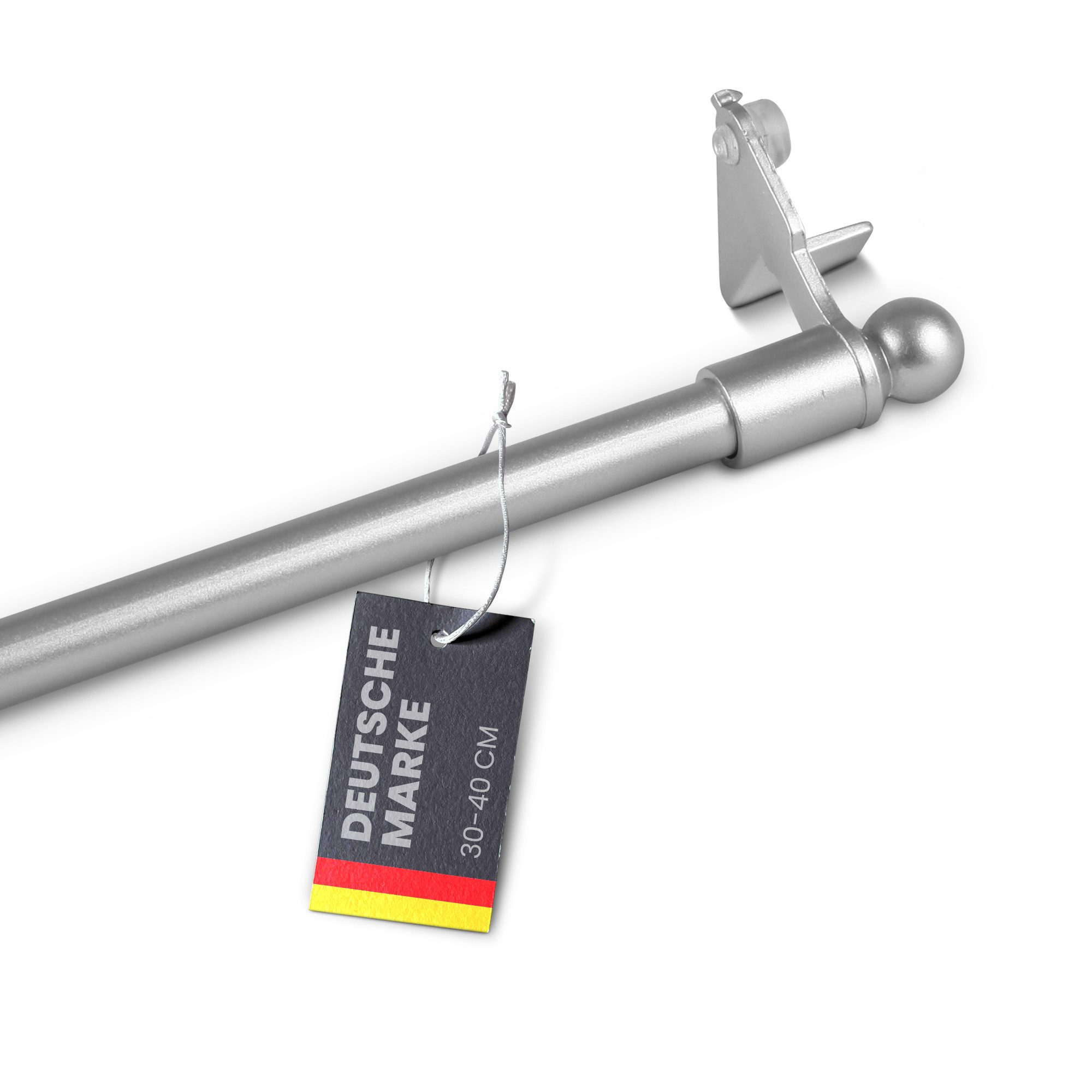 Bestlivings Klemmstange "EASY", Ø 10 mm, 1-läufig, ausdrehbar, ohne Bohren, geklemmt, Metall, für Bistrogardinen, Scheibengardinen, Dekoschals oder saisonale Deko