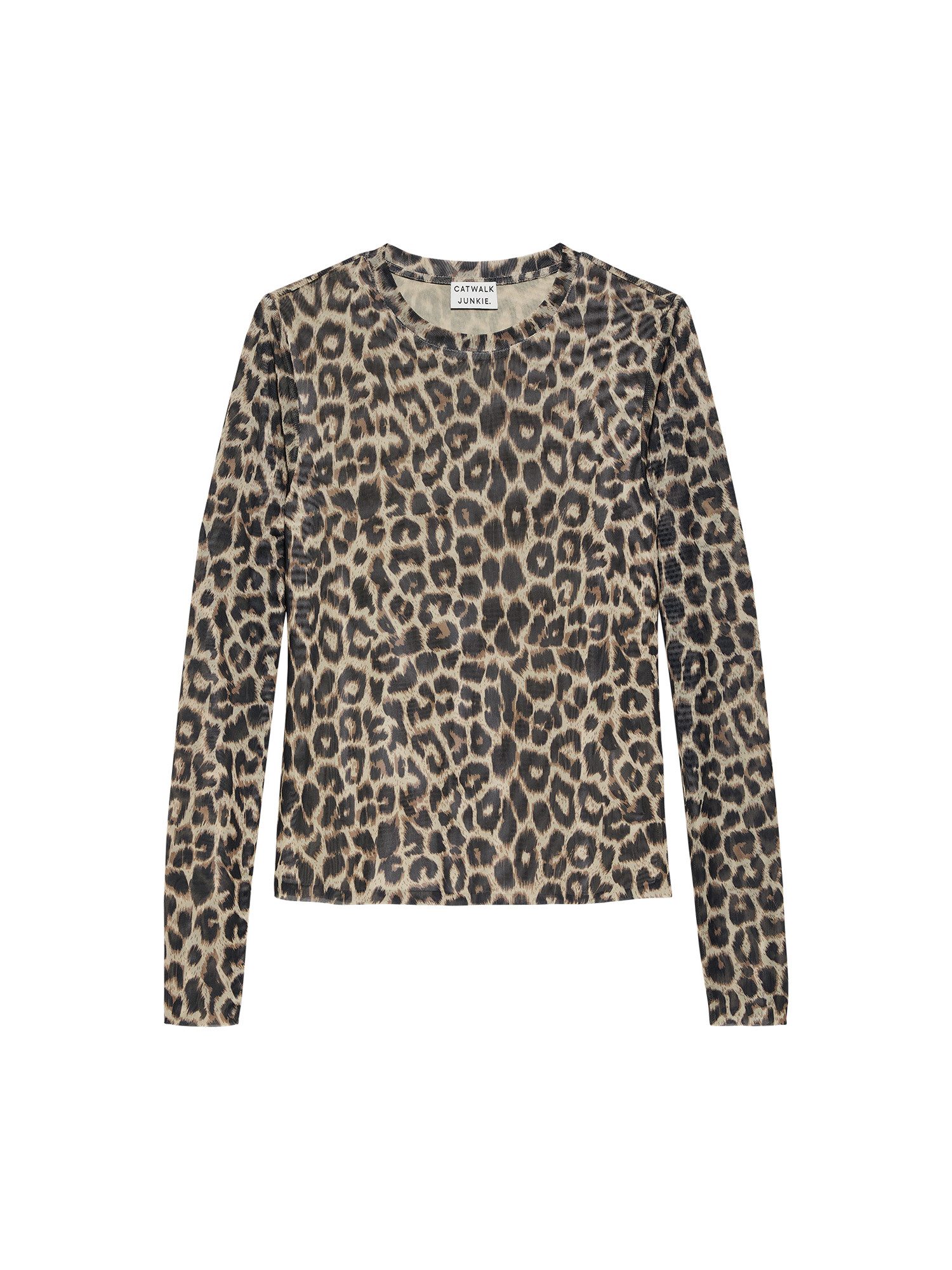 Catwalk Junkie Langarmshirt – Langarmshirt mit Leomuster