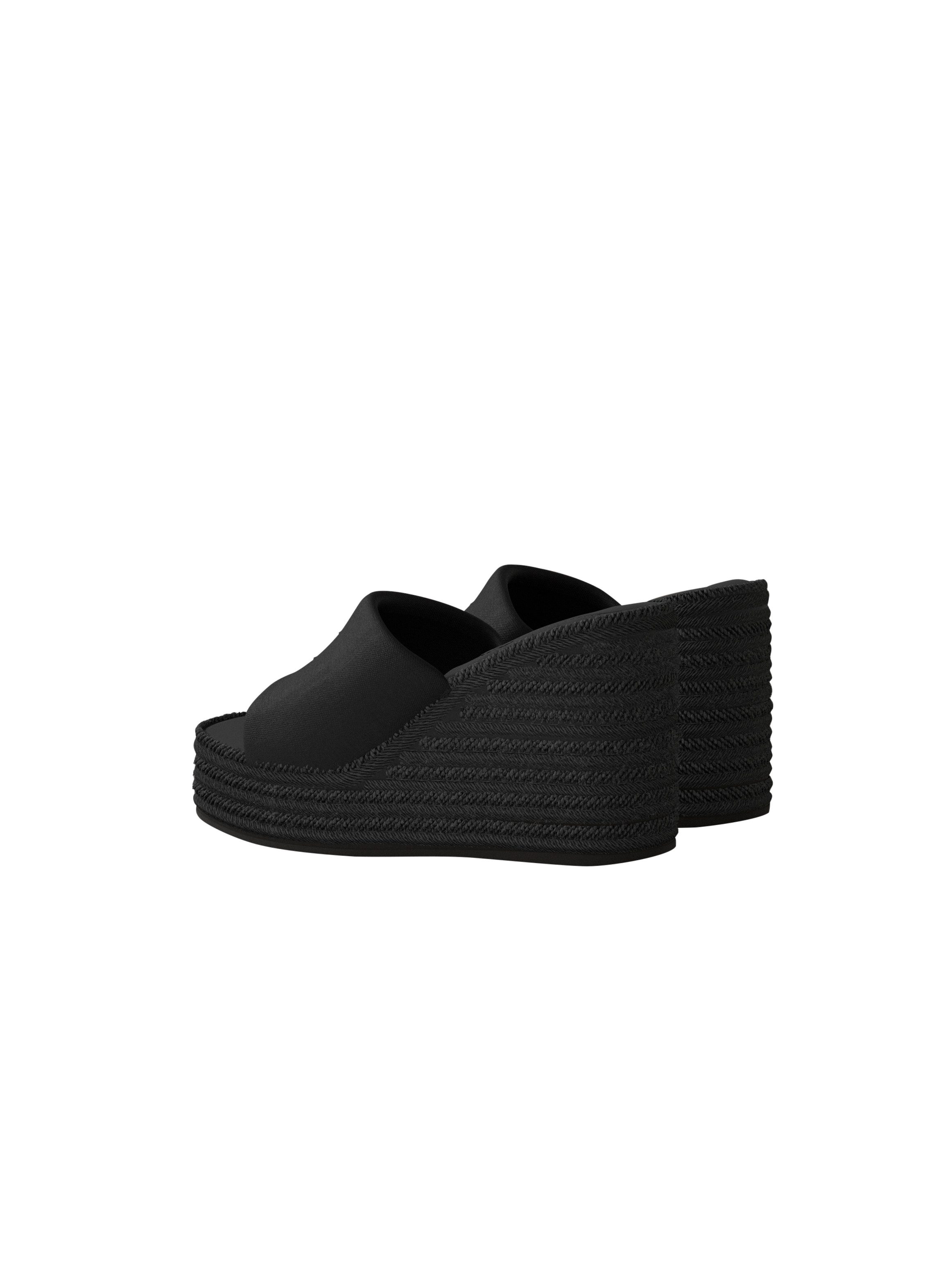 Calvin Klein Keilpantolette Sommerschuh, Urlaubsschuh mit Plateau und Jutebesatz