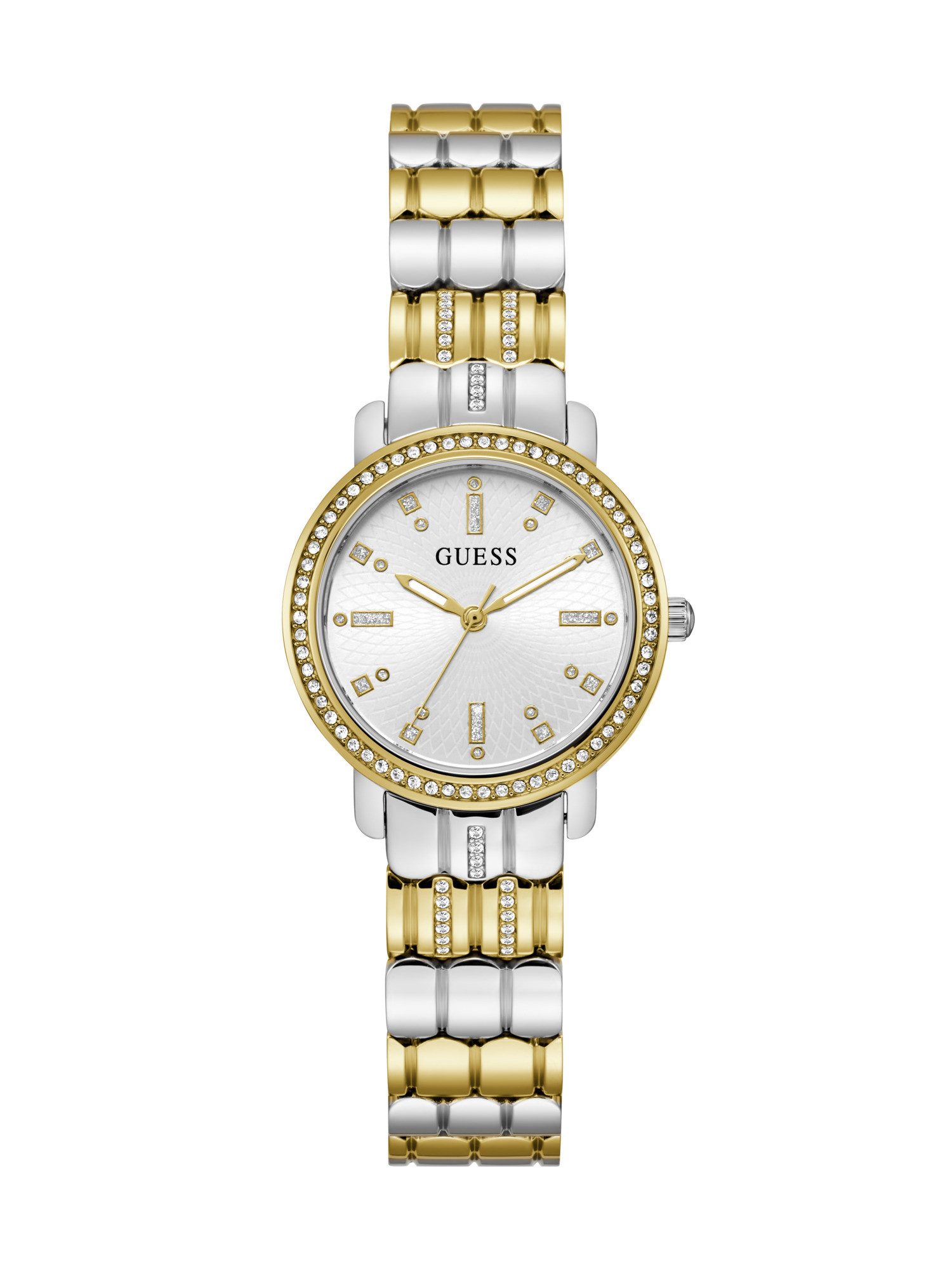 Guess Quarzuhr HAYLEY, (1-tlg), Quarz-Analoguhr günstig online kaufen