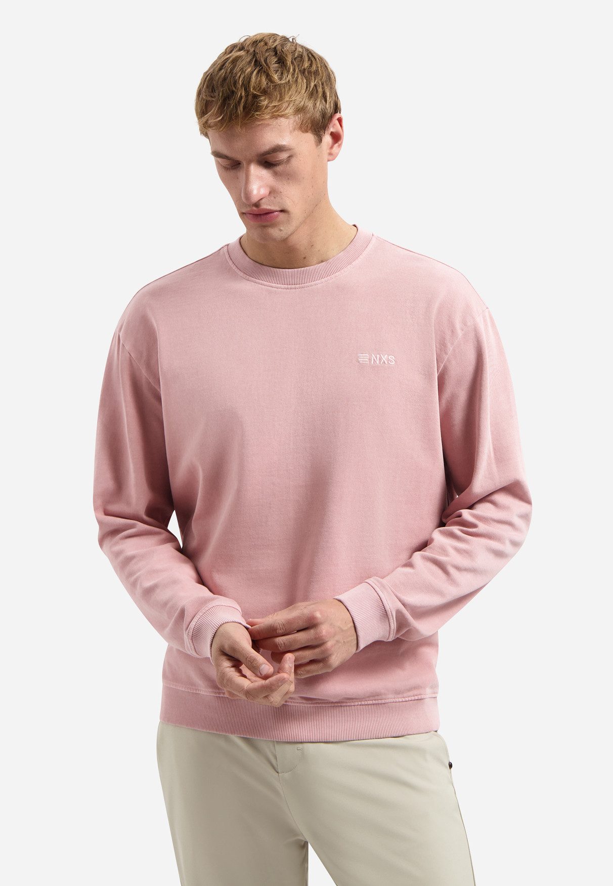 NO EXCESS Sweatshirt Sweater Crewneck - Regular Fit