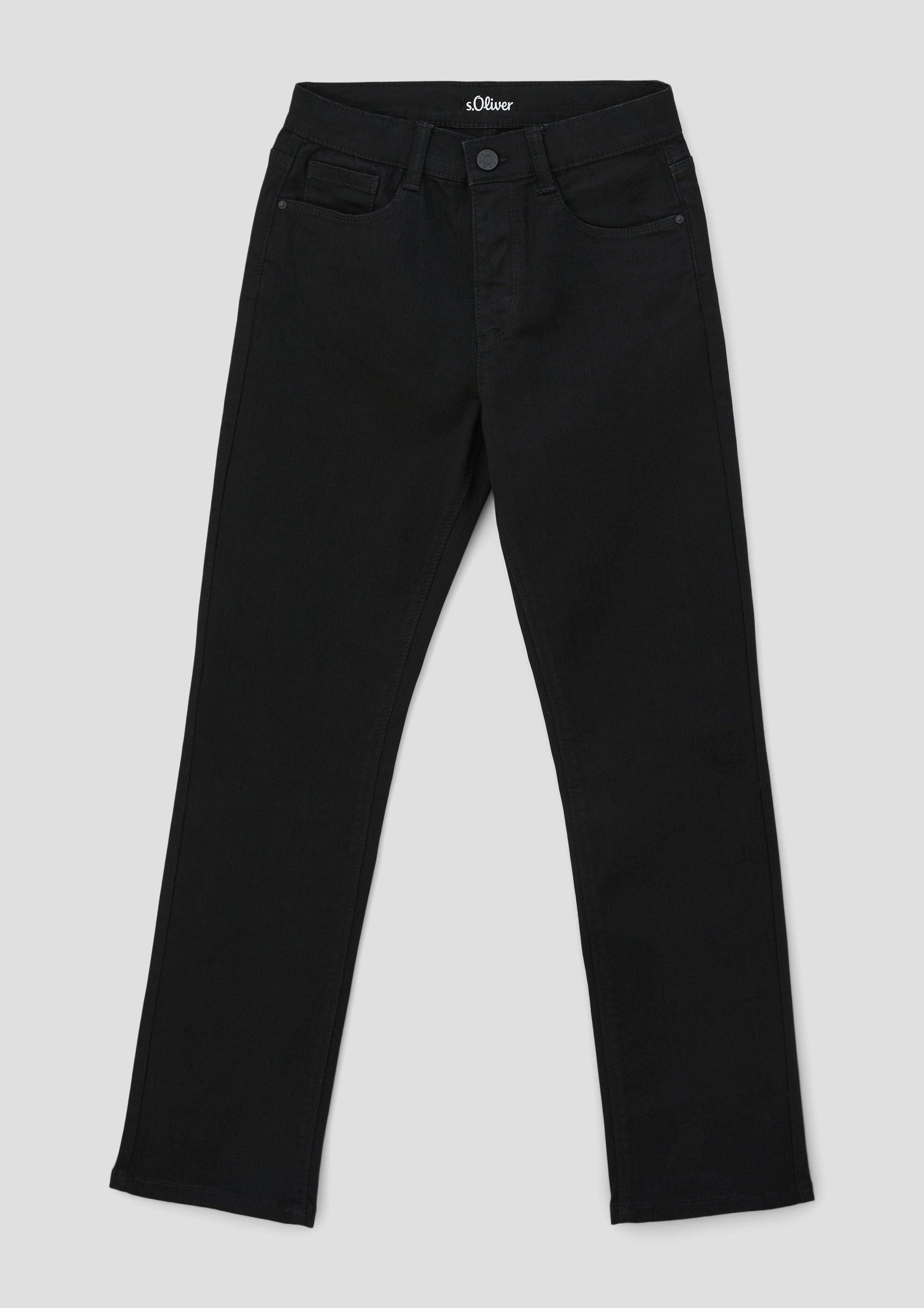 Stoffhose Jeans / Regular Fit / High Rise / Straight Leg