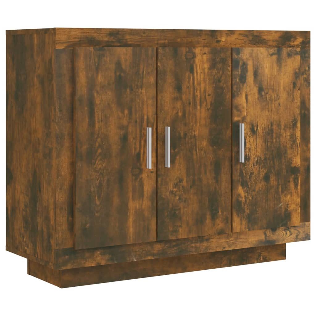 vidaXL Sideboard Sideboard Räuchereiche 92x35x75 cm Holzwerkstoff (1 St)