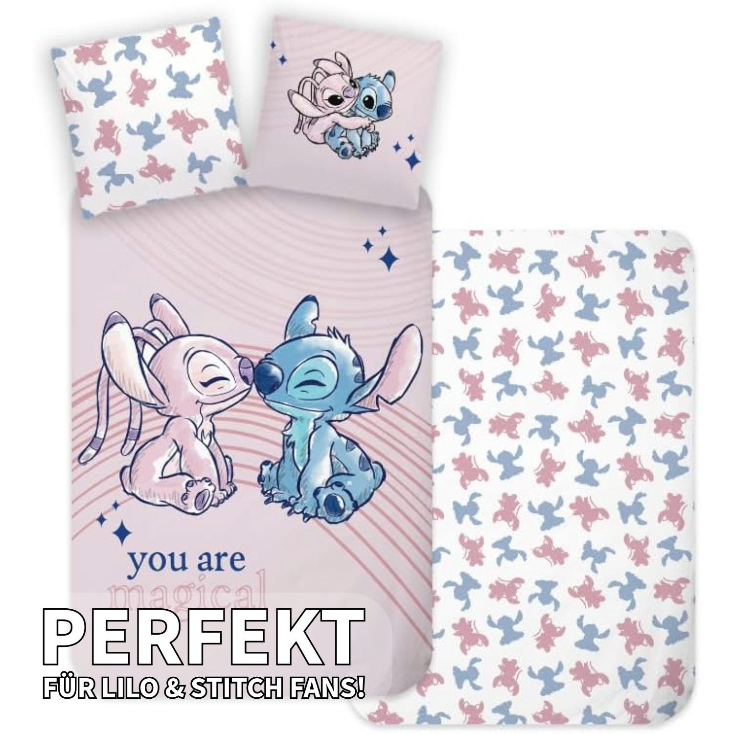 BrandMac Kinderbettwäsche Disney Lilo & Stitch Bettwäsche Set You Are Magic günstig online kaufen
