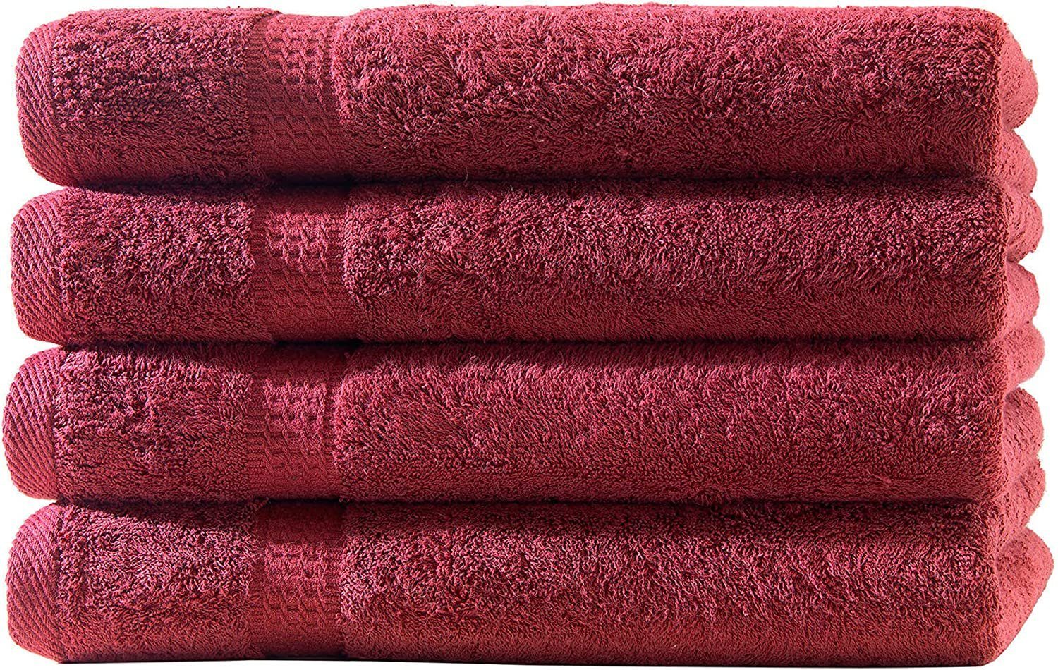Uni (1-St) Frotteeware mit Bordüre Handtücher Baumwolle Handtuchset, soma 100% Handtuch Baumwolle,