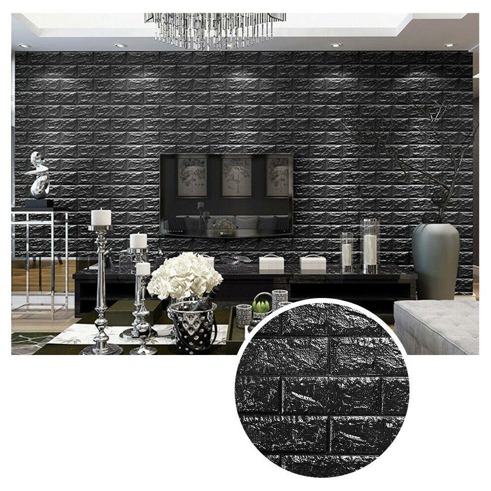 HOOZ Wandpaneel 5x Wandpaneele 3D-Ziegelsteinoptik 77x70x0,5cm günstig online kaufen