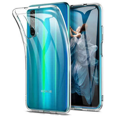 CoolGadget Handyhülle Transparent Ultra Slim Case für Honor 20 Pro 6,3 Zoll, Silikon Hülle Dünne Schutzhülle für Honor 20 Pro Hülle
